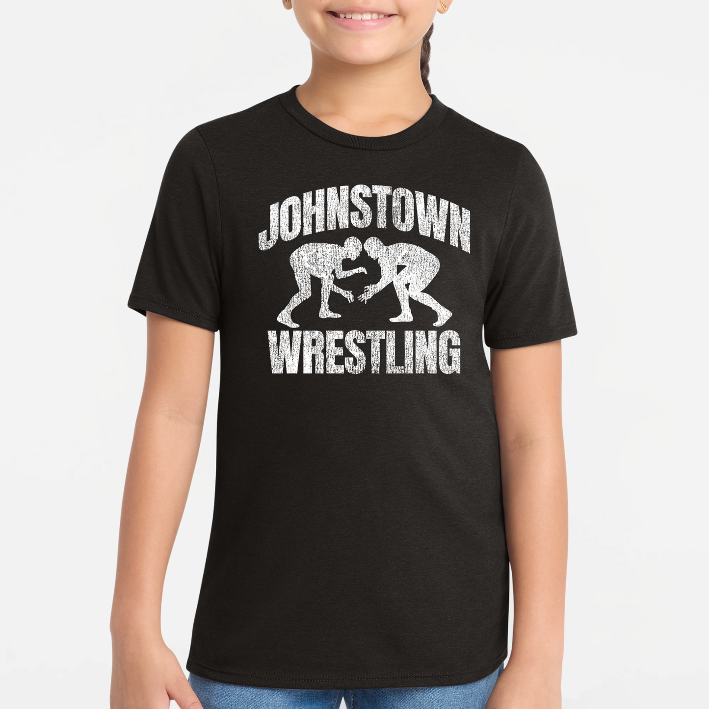 JYAA: Johnstown Wrestling *distressed graphic* Blended T-Shirt