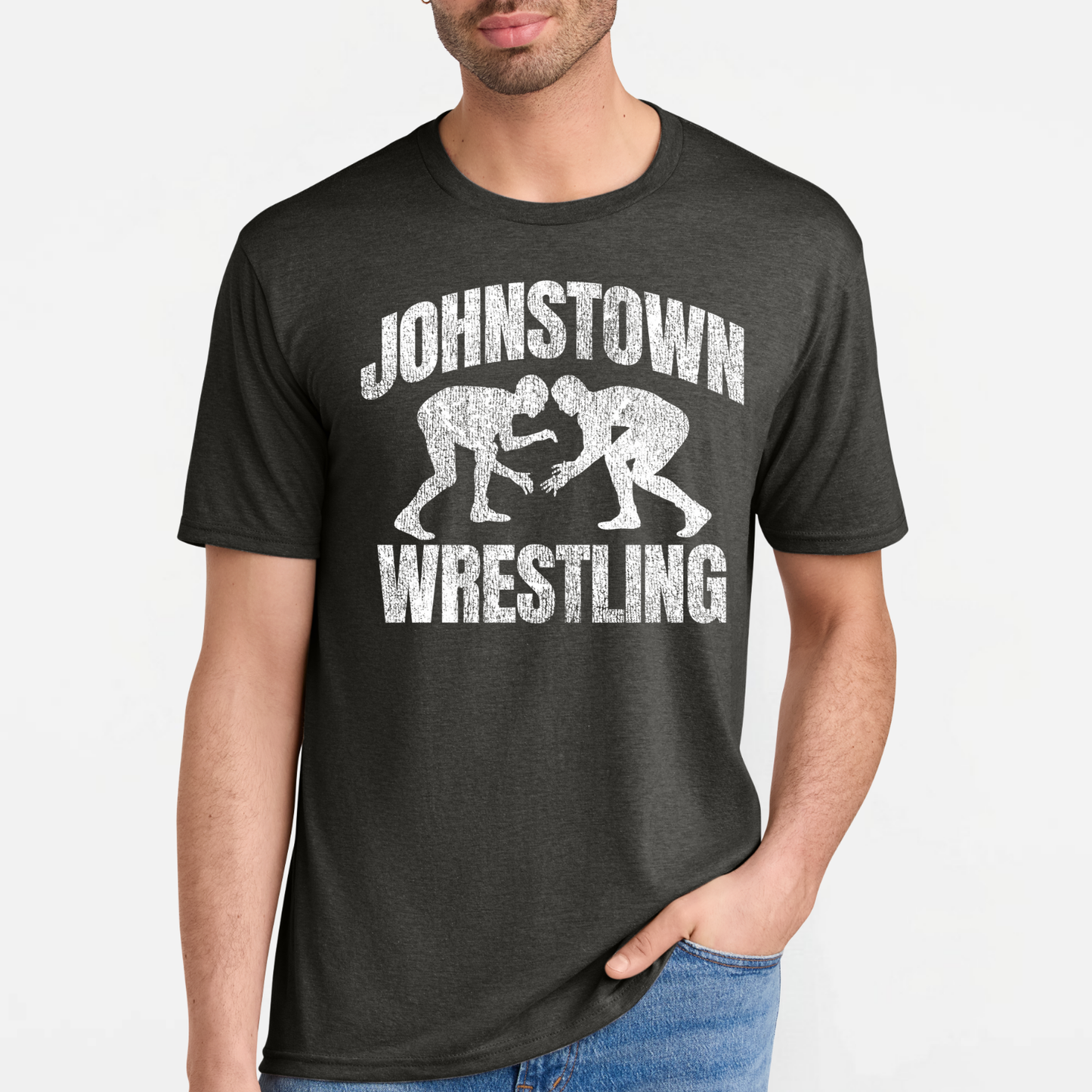 JYAA: Johnstown Wrestling *distressed graphic* Blended T-Shirt