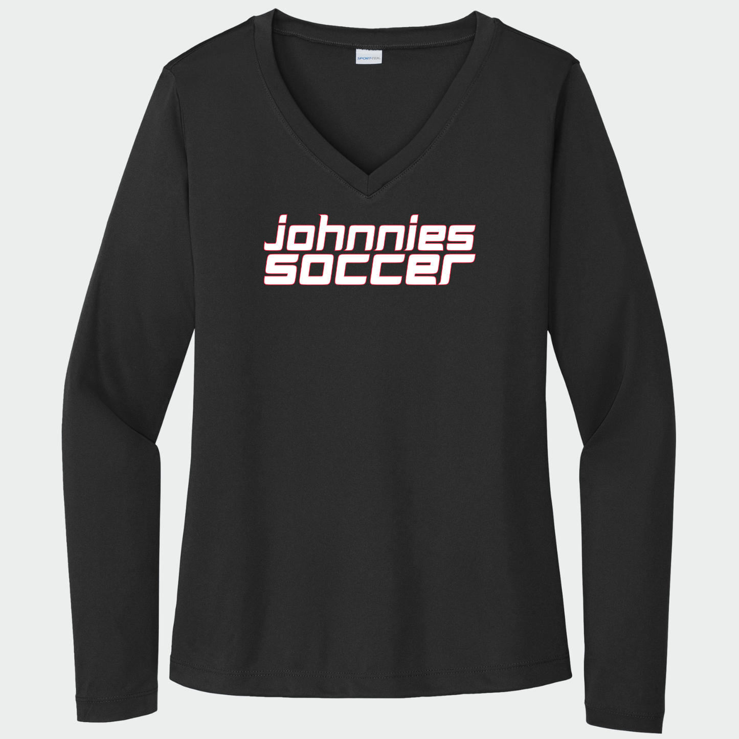 JYAA: Johnnies *Pick Your Sport* Women's Long Sleeve Tech V-Neck T-Shirt