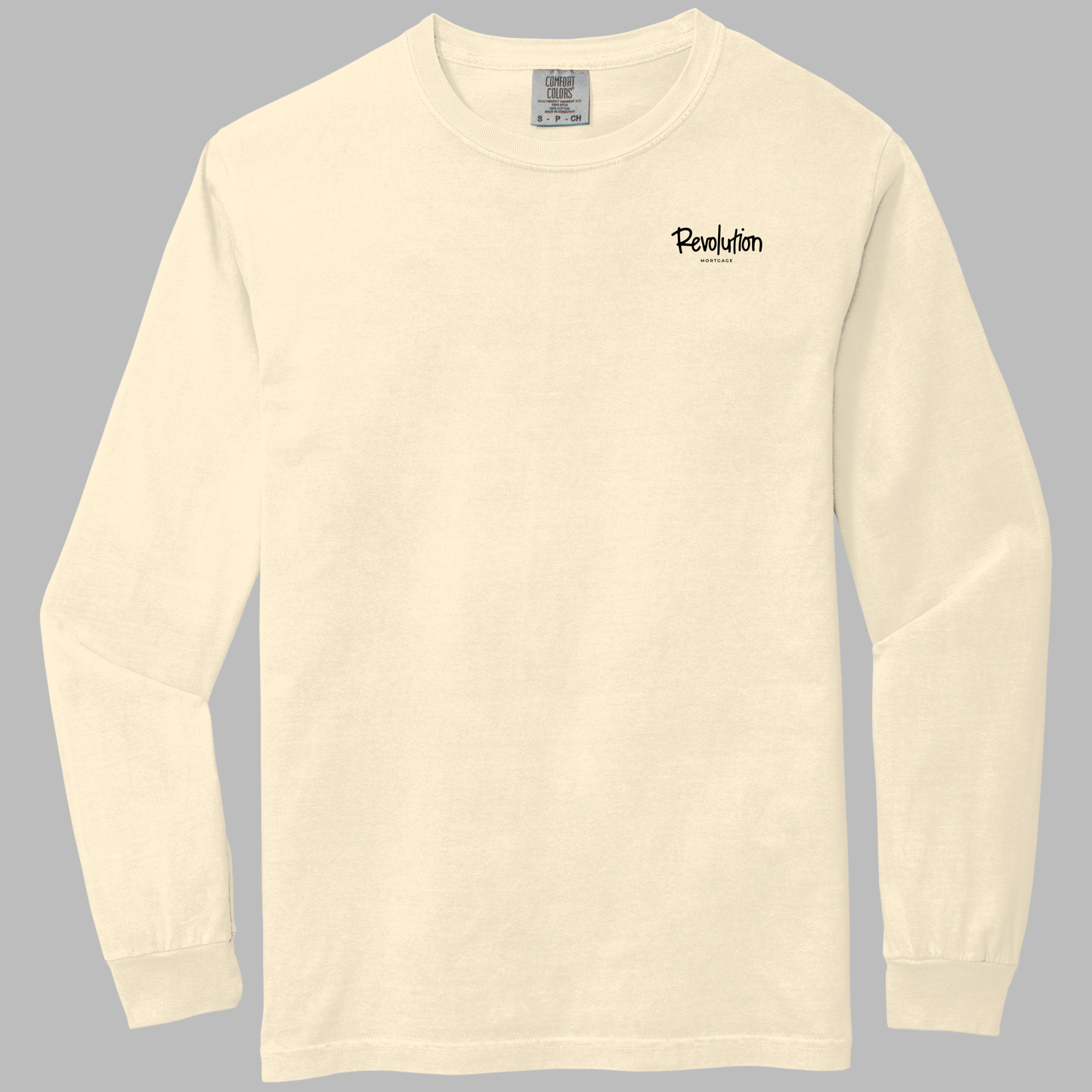 Revolution Mortgage: Embroidered, Comfort Colors® Long Sleeve Tee