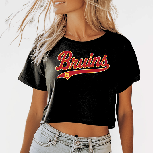 BRUINS: Swash Flowy Crop Top