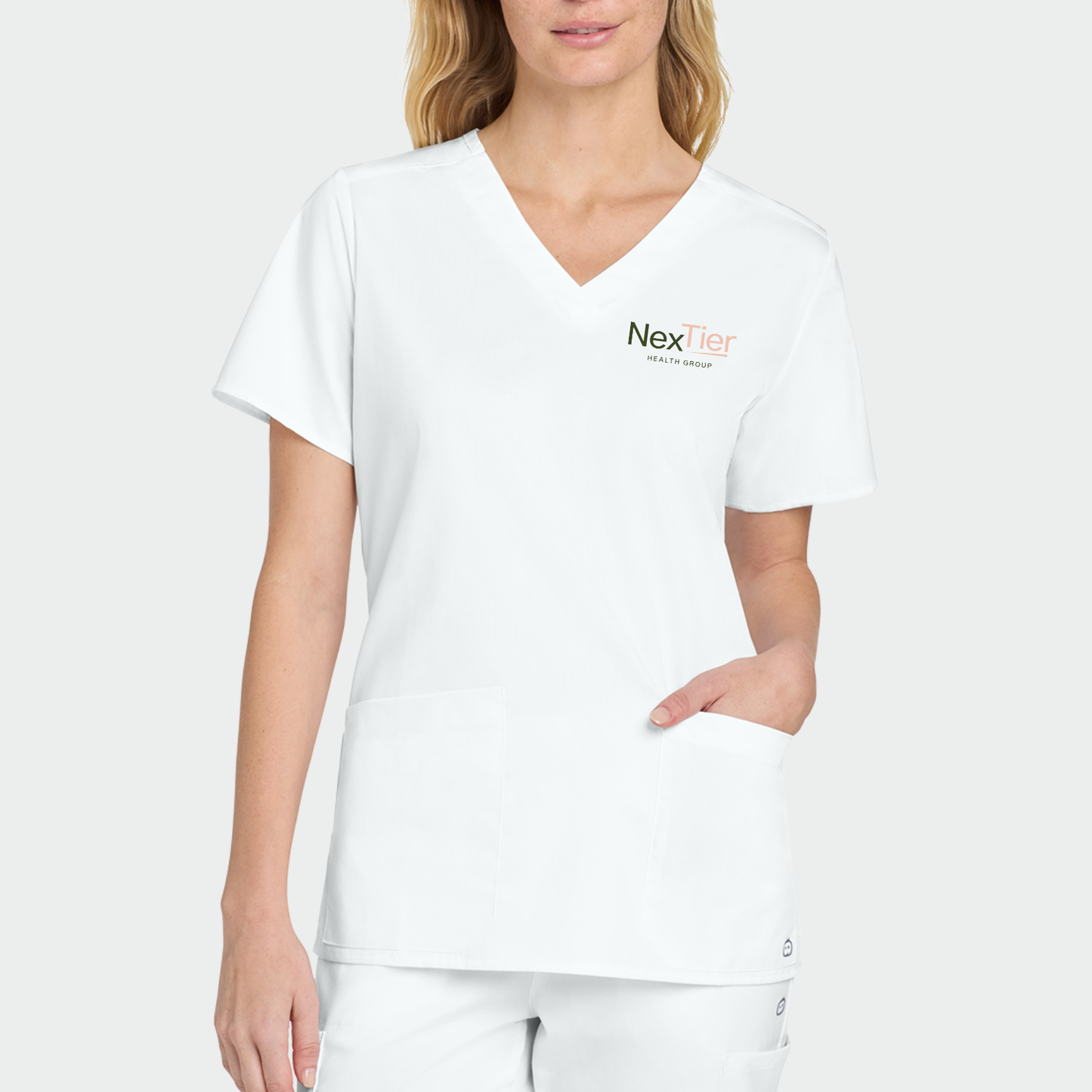 Nextier: Embroidered Women's Scrub Top