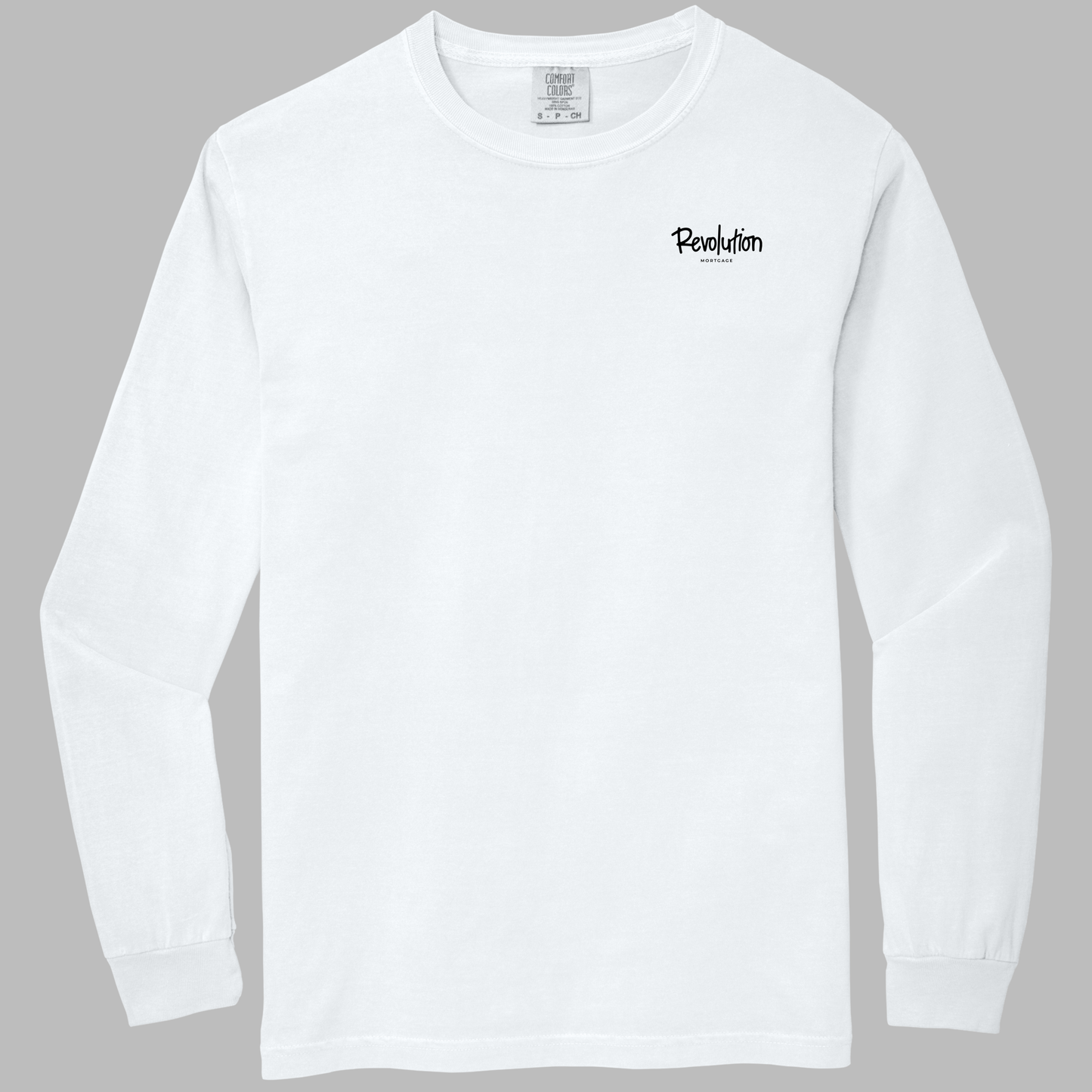 Revolution Mortgage: Embroidered, Comfort Colors® Long Sleeve Tee