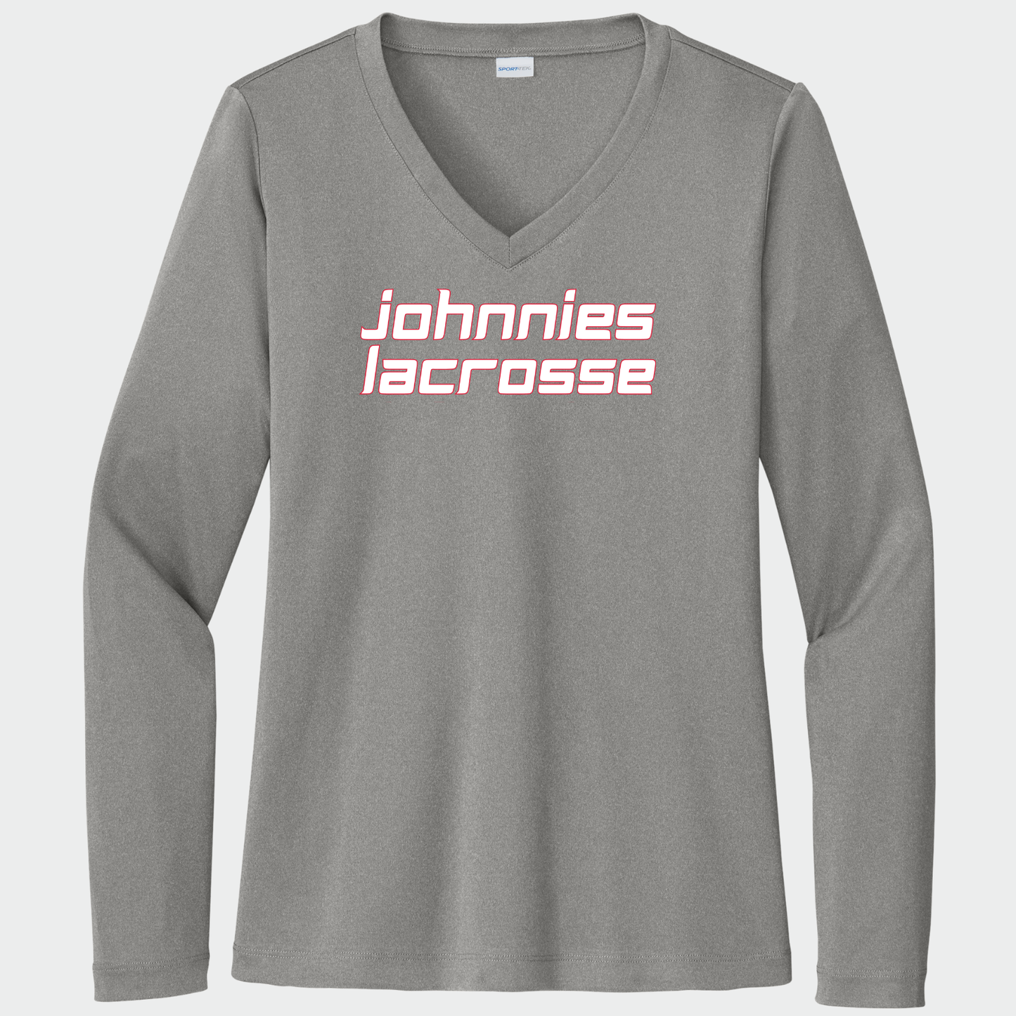 JYAA: Johnnies *Pick Your Sport* Women's Long Sleeve Tech V-Neck T-Shirt