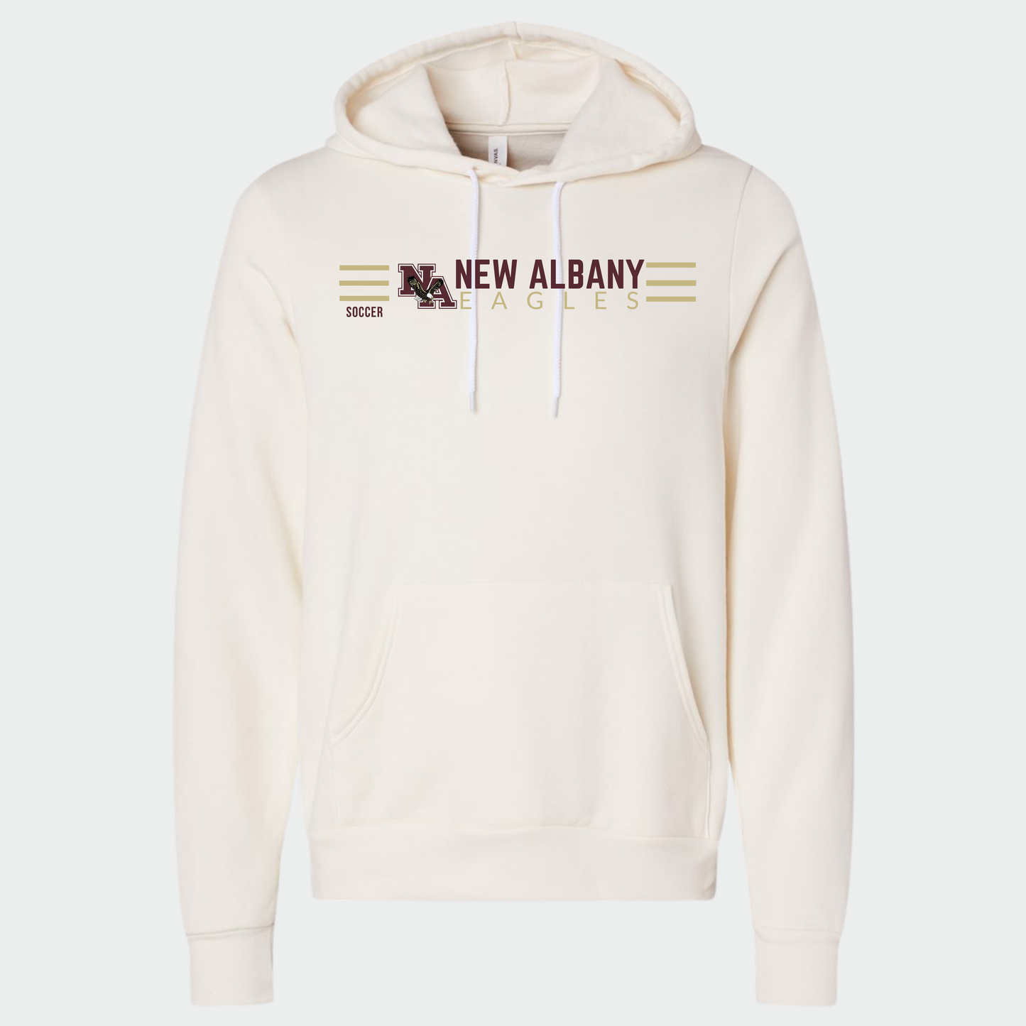 NAGS: New Albany Soccer, Sponge Fleece Hooded Sweatshirt