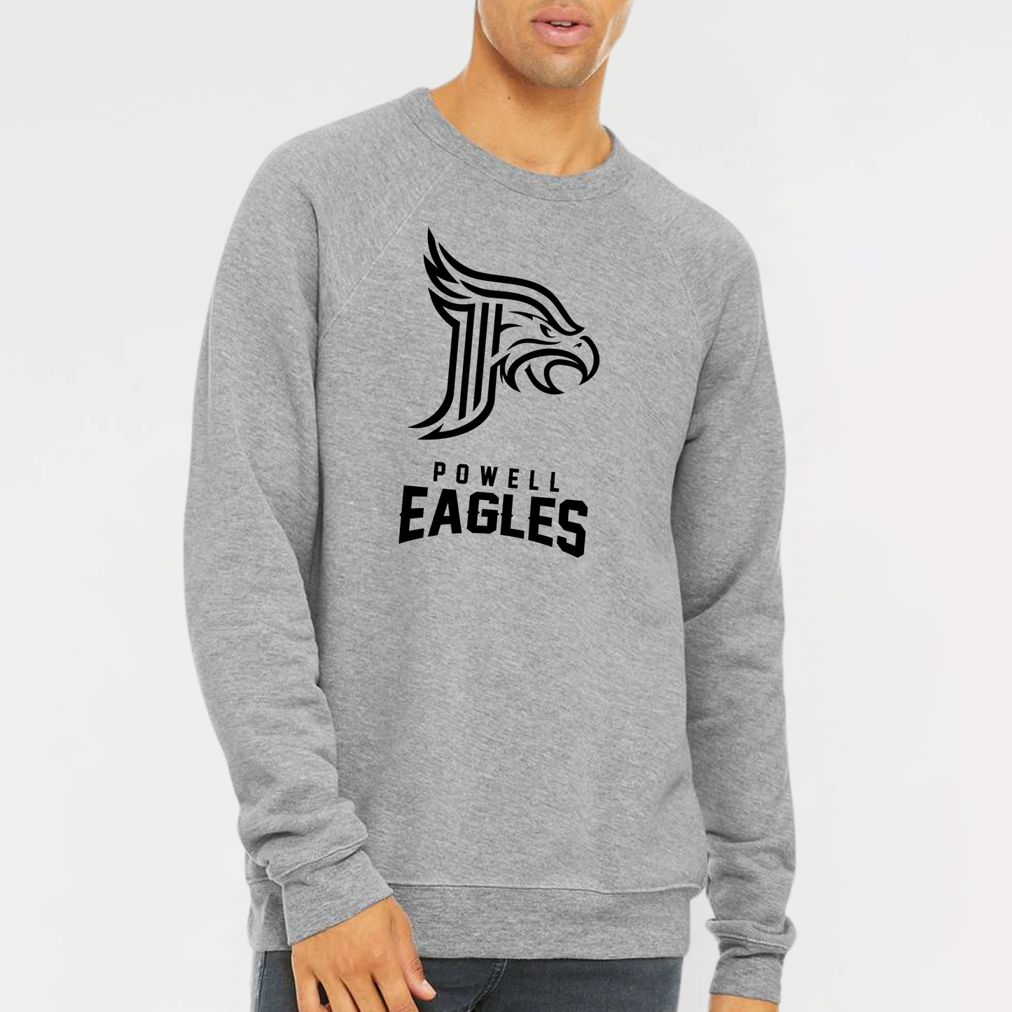Powell Eagles: Sponge Fleece Crew Sweatshirt