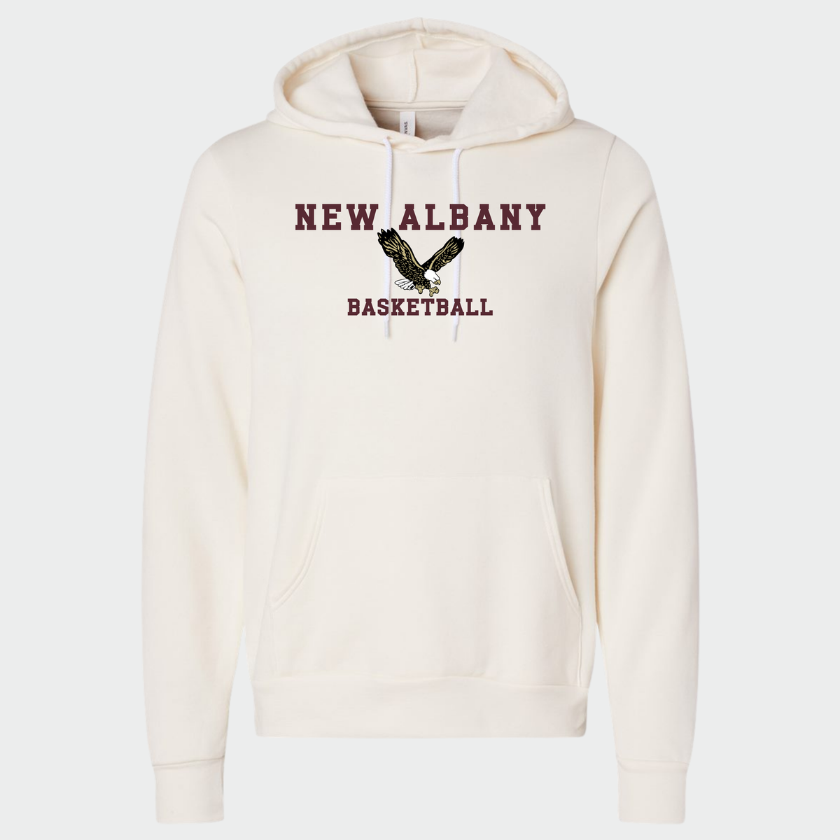 NAGTB: New Albany Basketball, Sponge Fleece Hooded Sweatshirt
