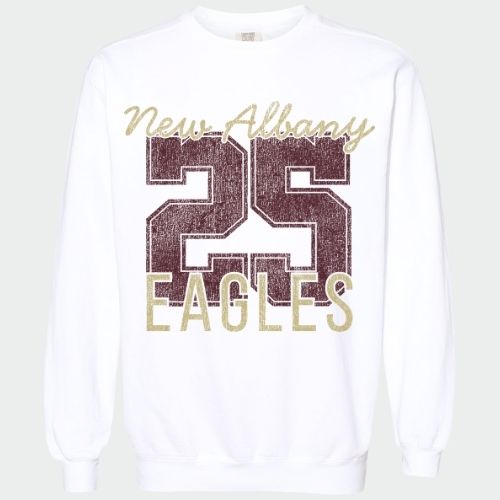 Number Shop: New Albany Eagles Number Sweatshirt *personalized*