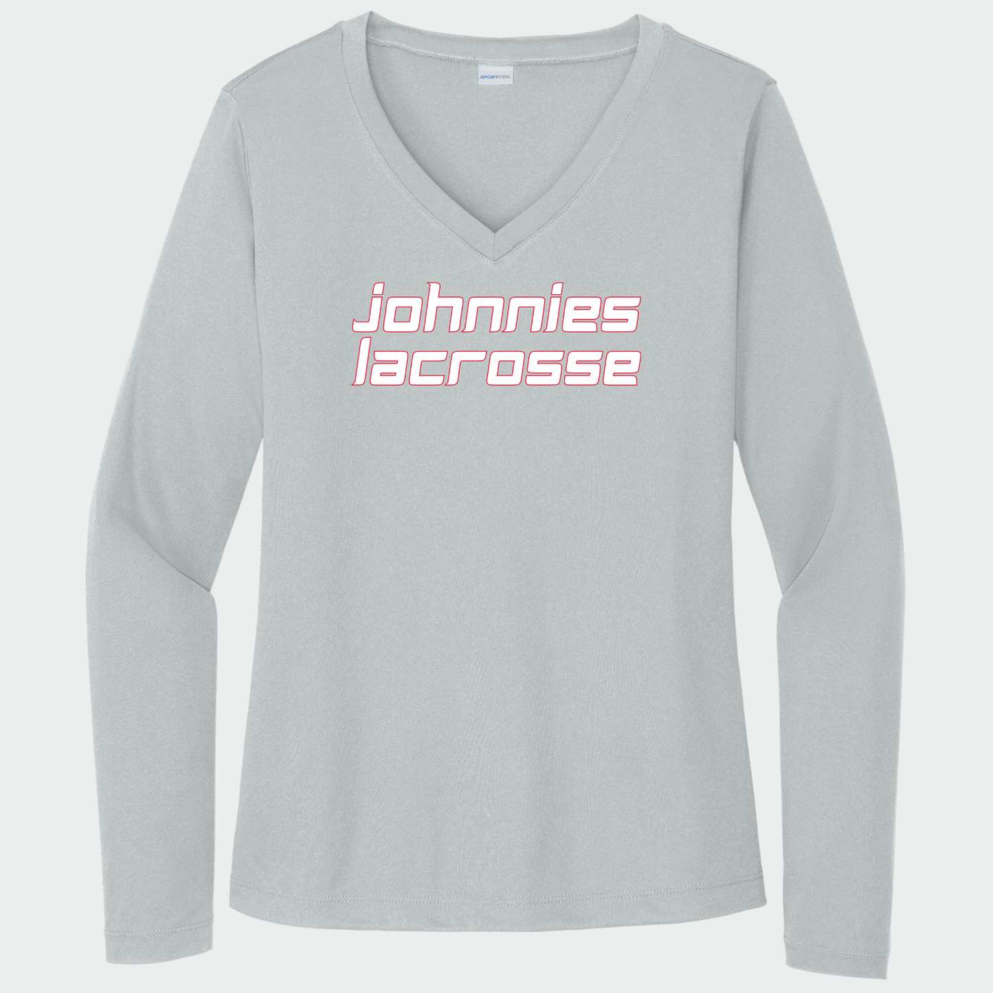 JYAA: Johnnies *Pick Your Sport* Women's Long Sleeve Tech V-Neck T-Shirt
