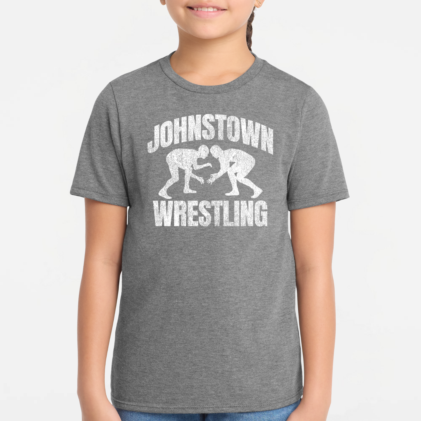 JYAA: Johnstown Wrestling *distressed graphic* Blended T-Shirt