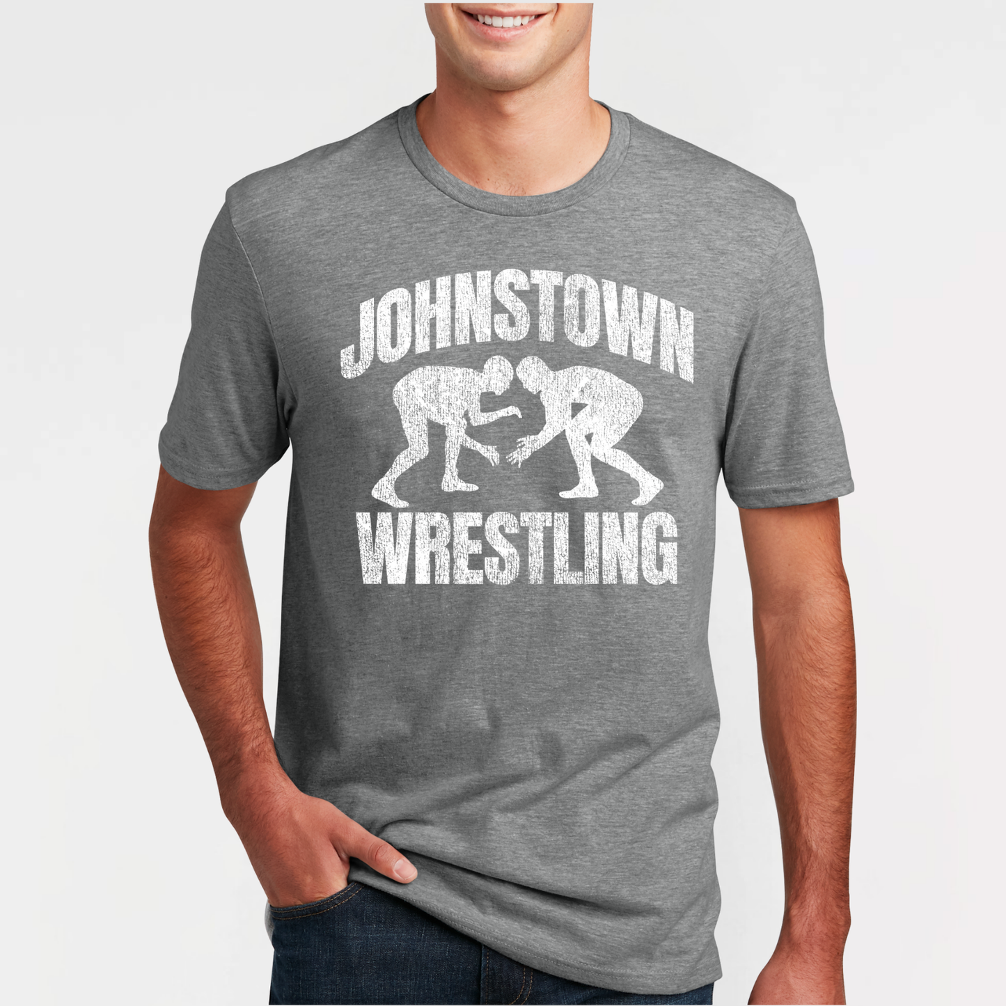 JYAA: Johnstown Wrestling *distressed graphic* Blended T-Shirt