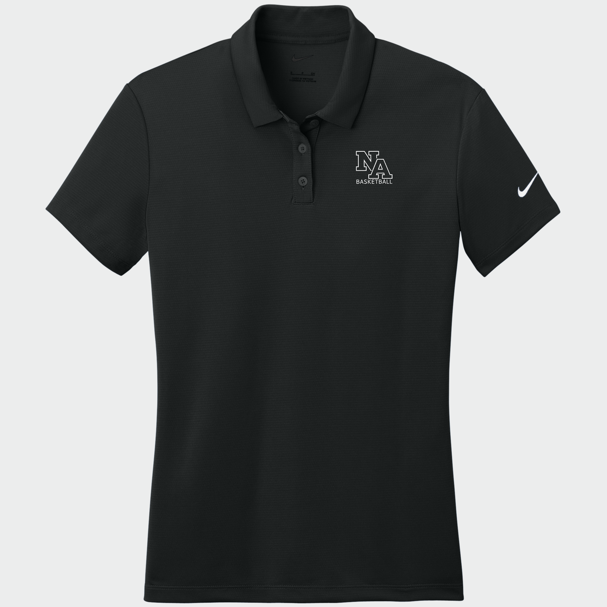 NAGTB: NA Basketball, Embroidered, Nike Women's Dry Essential Solid Polo