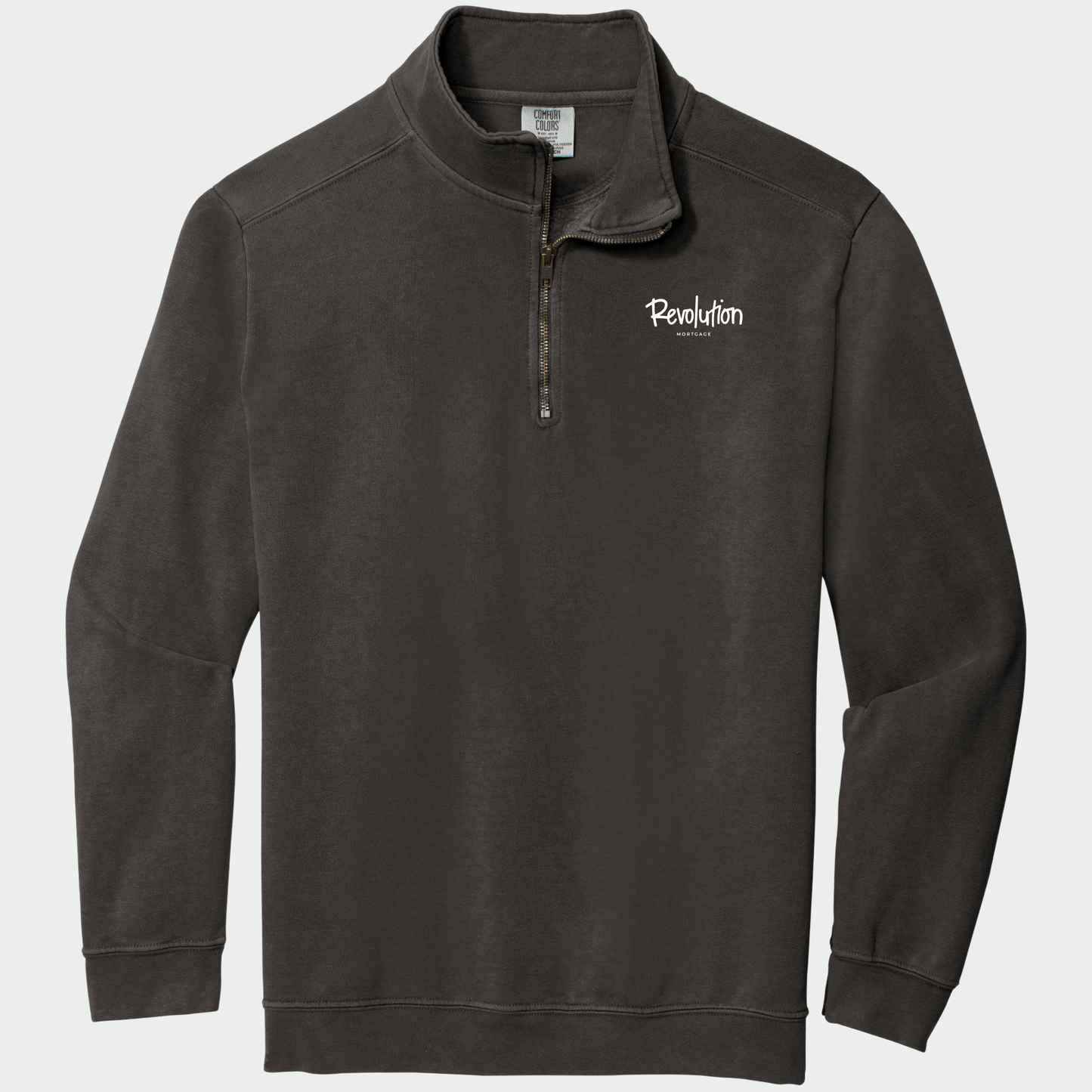 Revolution Mortgage: Embroidered, Comfort Colors® Ring Spun 1/4-Zip Sweatshirt