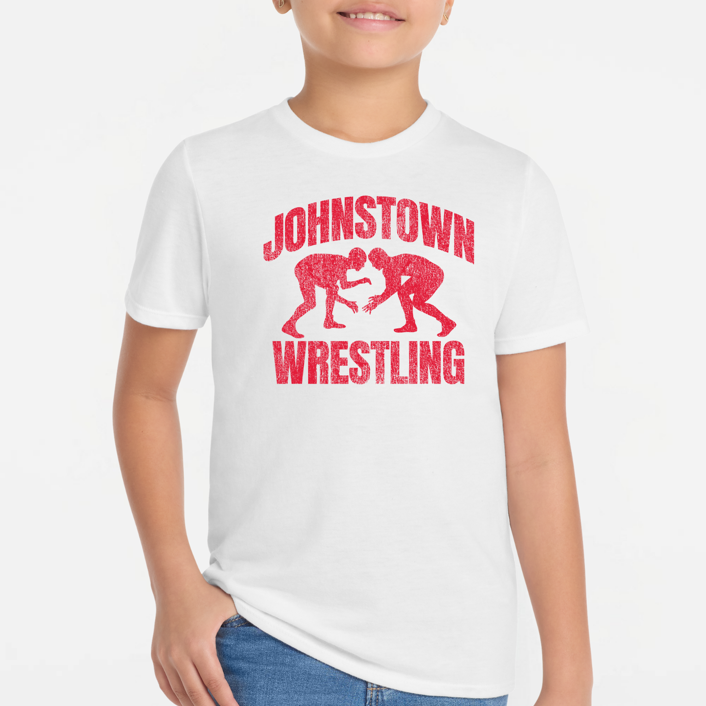 JYAA: Johnstown Wrestling *distressed graphic* Blended T-Shirt