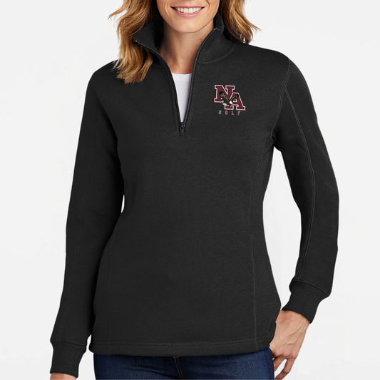 NAGOLF: Women's Quarter-Zip Sweatshirt