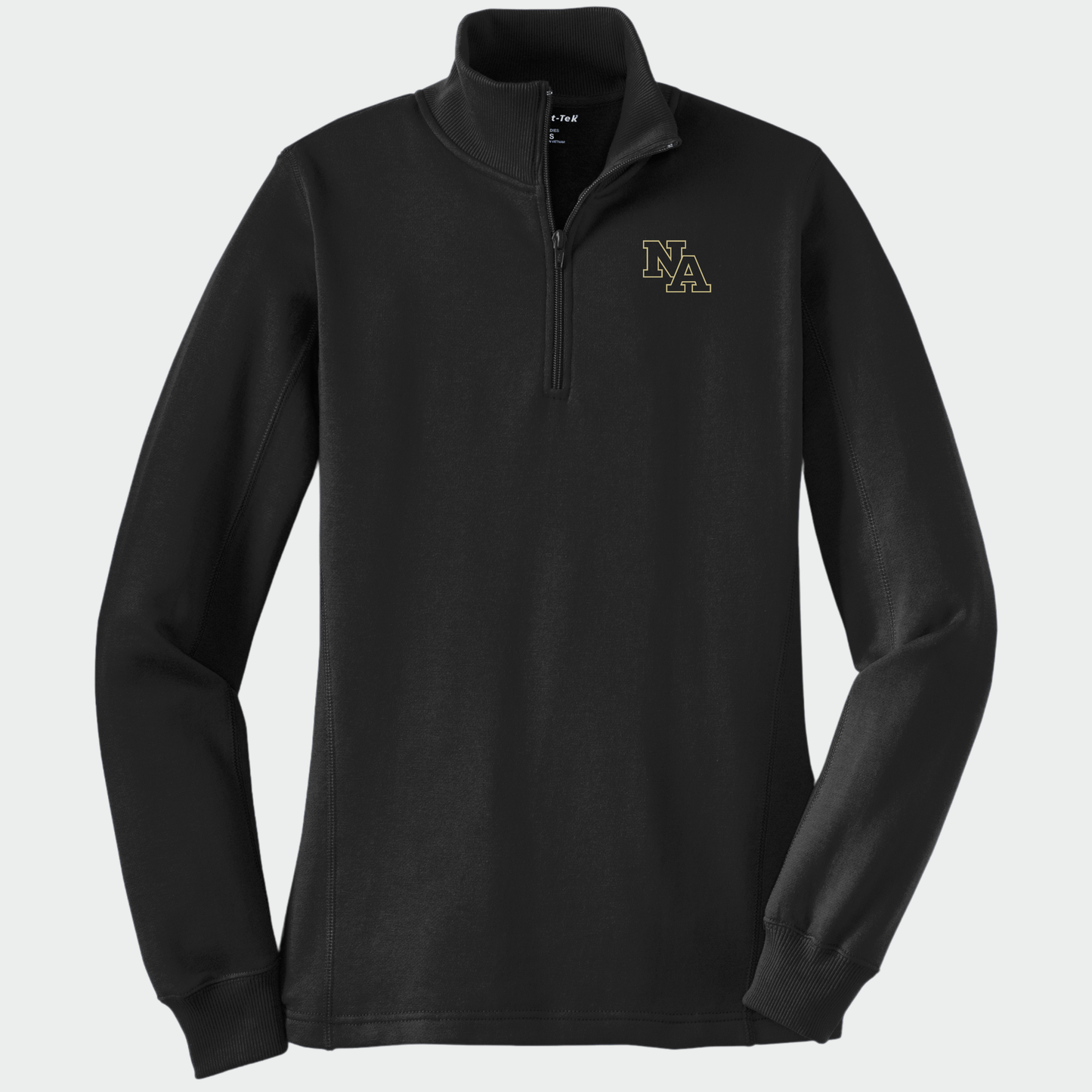 NAPTO: Embroidered, Women's Quarter-Zip Sweatshirt