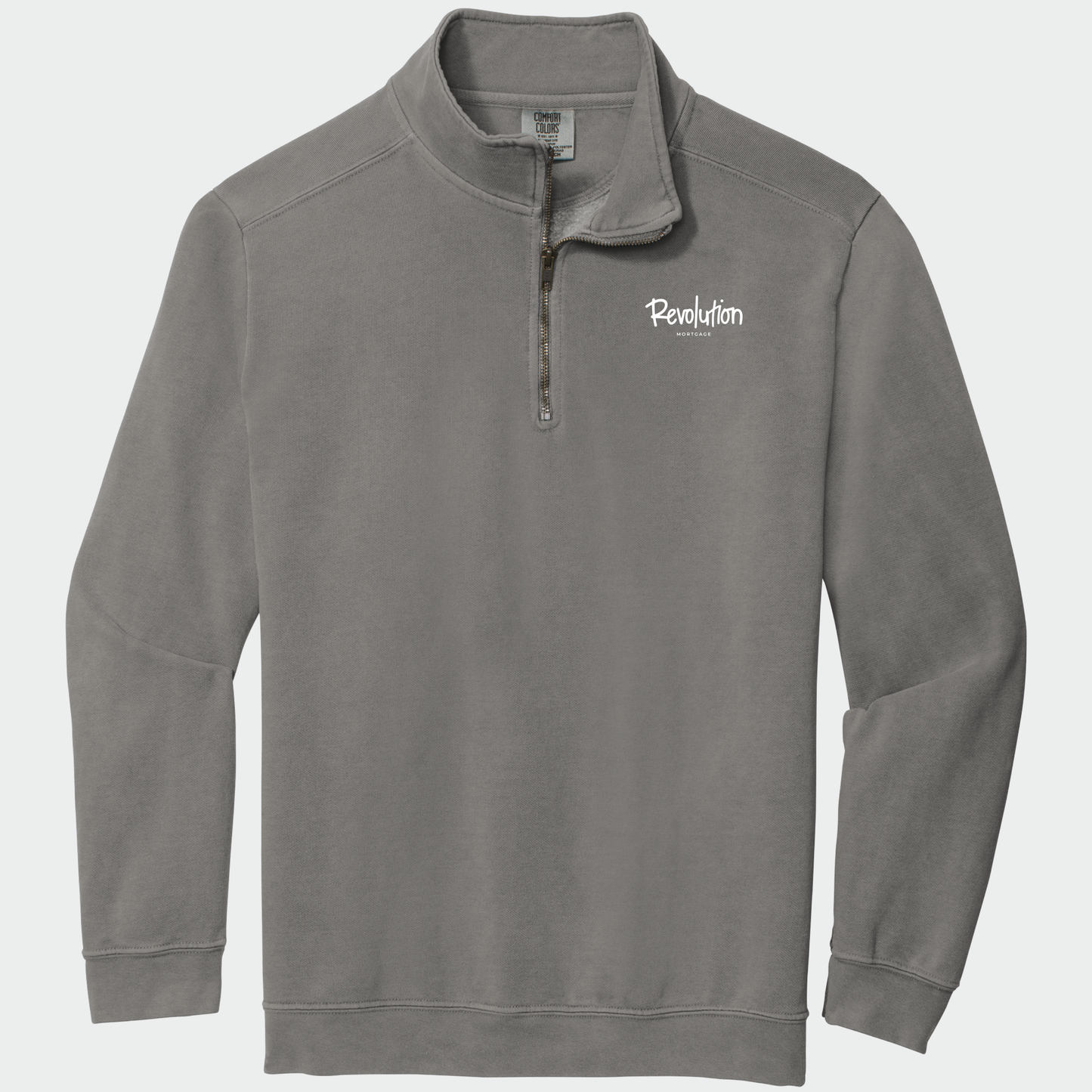 Revolution Mortgage: Embroidered, Comfort Colors® Ring Spun 1/4-Zip Sweatshirt