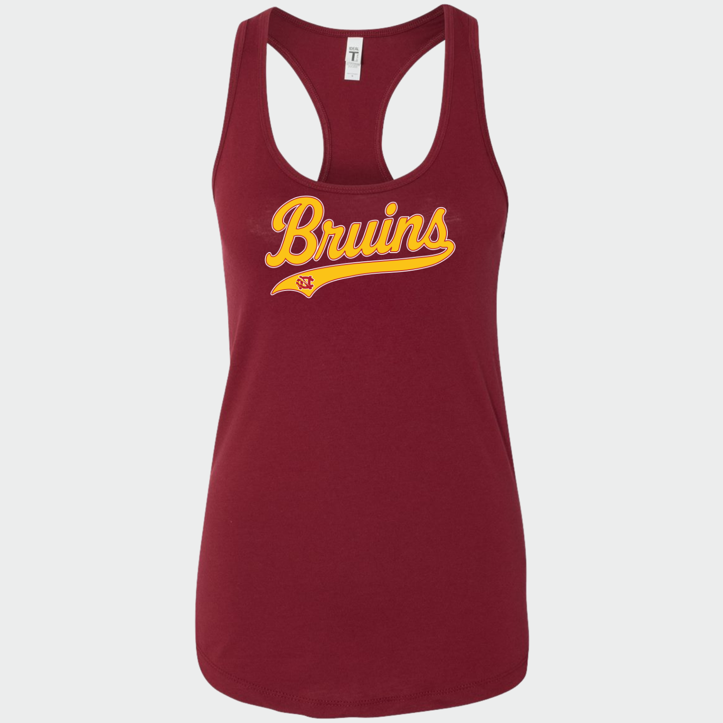 BRUINS: Swash Women's Racerback Tank Top