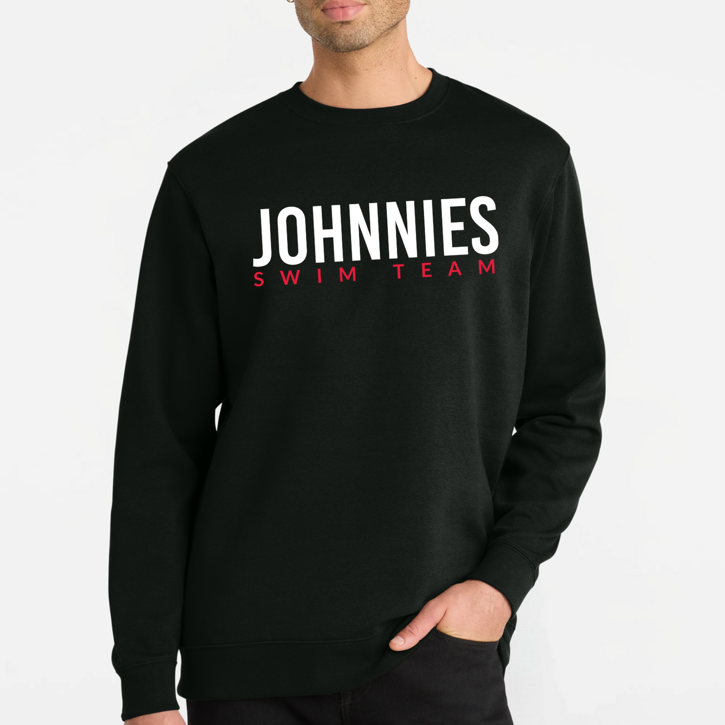 JS: Johnnies Swim Team Crew Sweatshirt