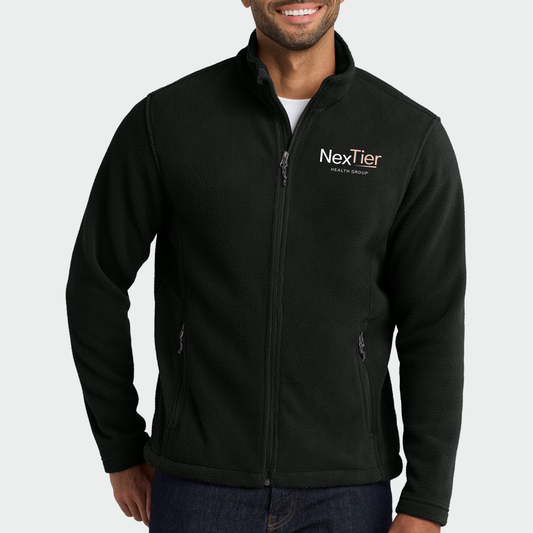 Nextier: Embroidered Full-Zip Fleece Jacket