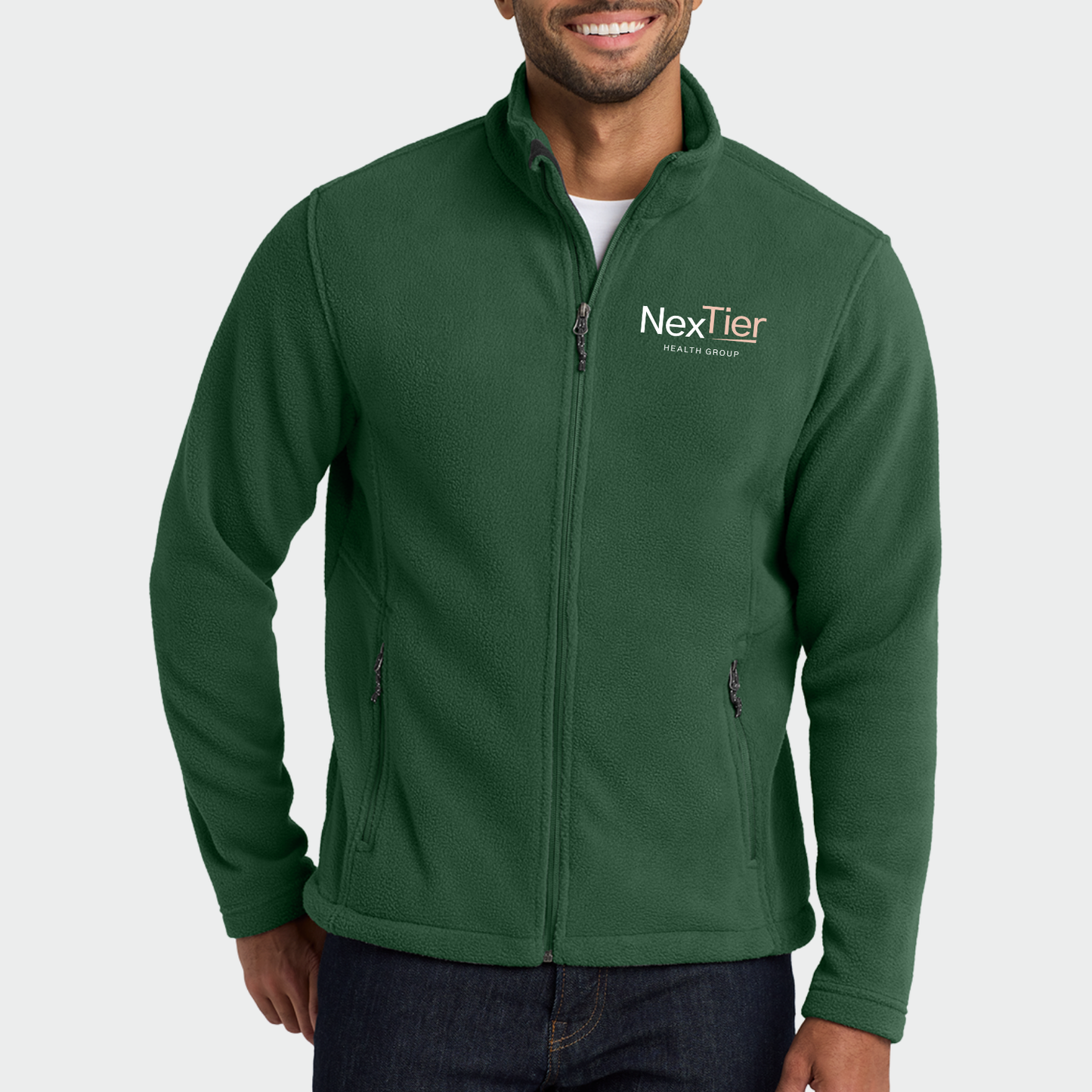 Nextier: Embroidered Full-Zip Fleece Jacket