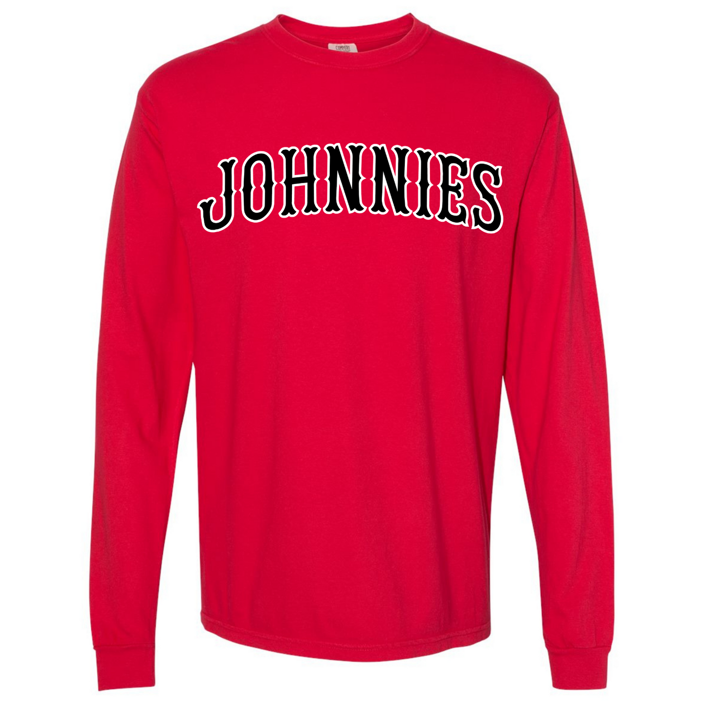 JTB: Johnnies Retro Font Long Sleeve T-Shirt