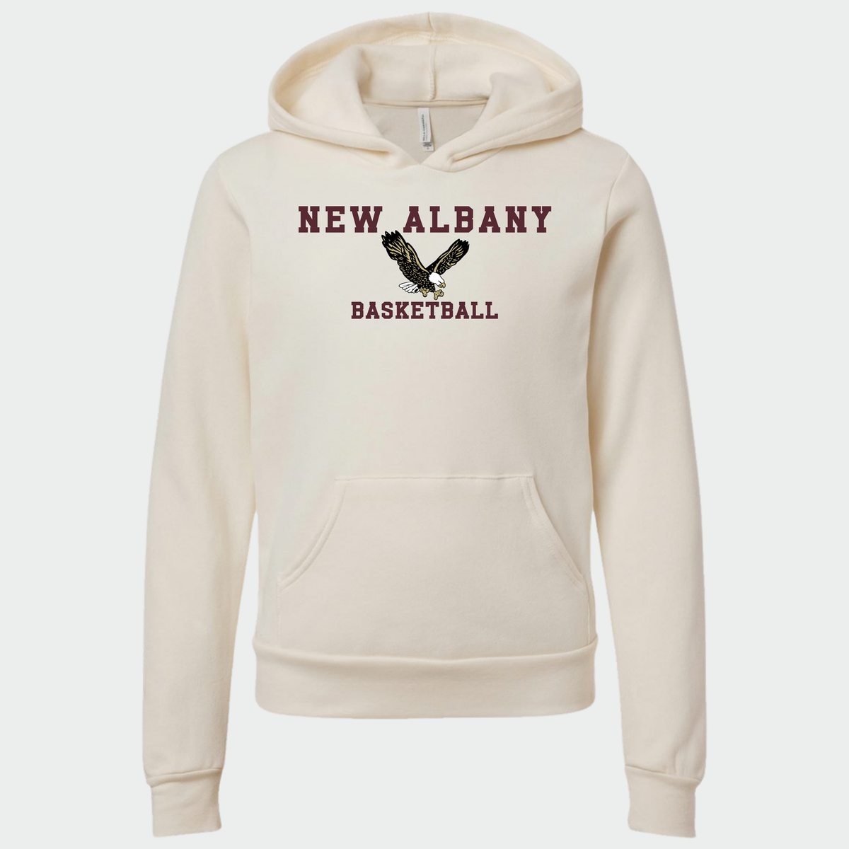 NAGTB: New Albany Basketball, Sponge Fleece Hooded Sweatshirt