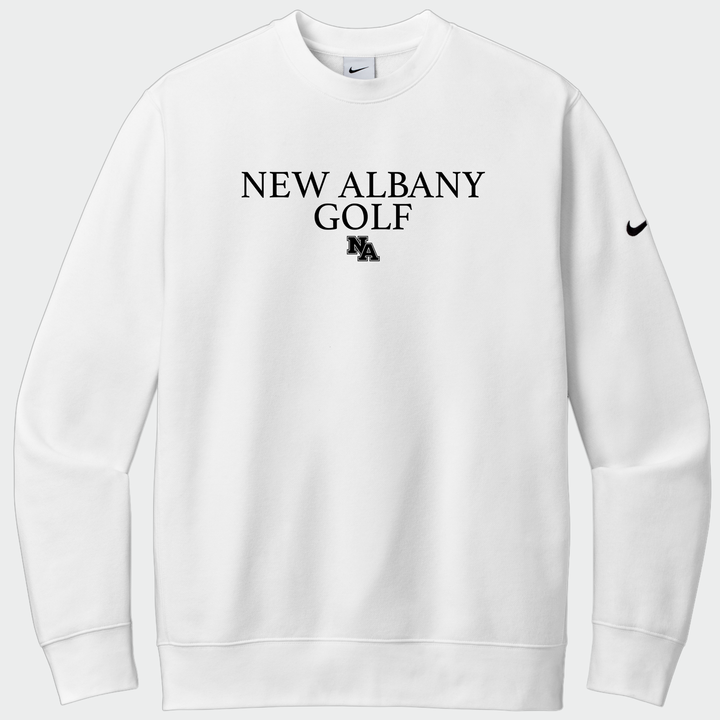 NAGolf: 3D Embroidered, Club Fleece Crew
