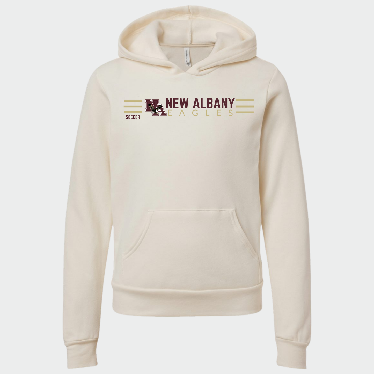 NAGS: New Albany Soccer, Sponge Fleece Hooded Sweatshirt
