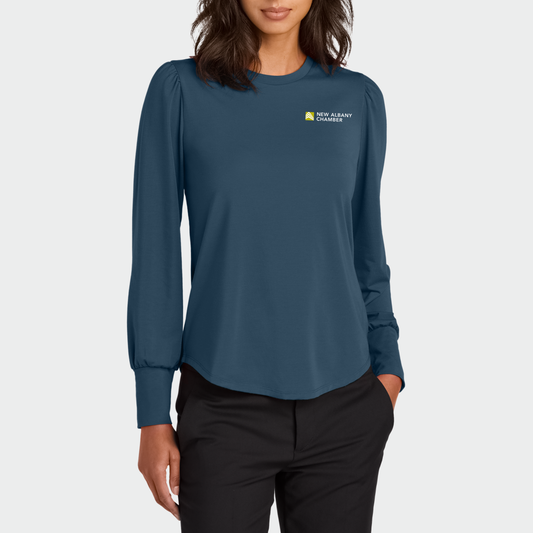 NA Chamber: Stretch Blouson Top