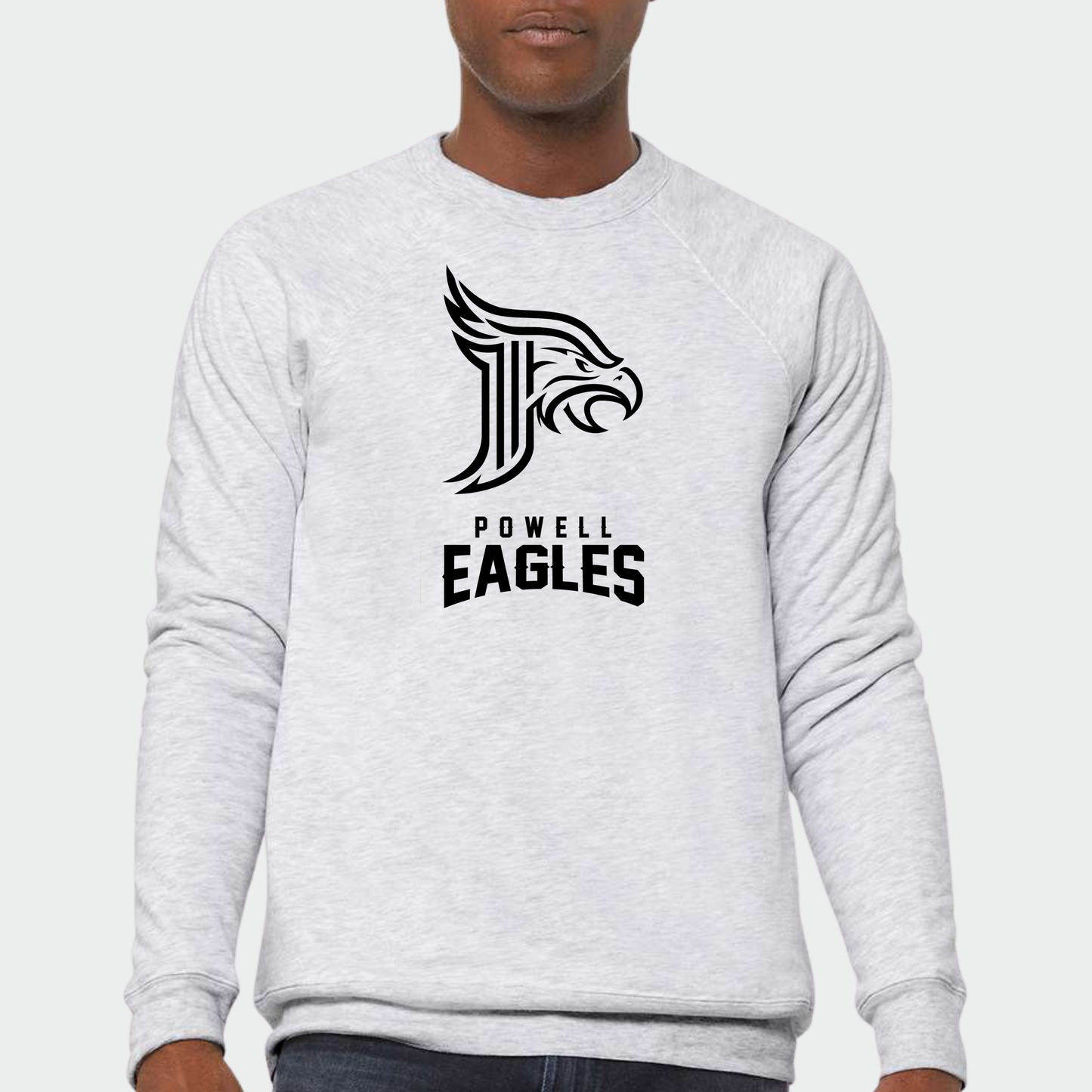 Powell Eagles: Sponge Fleece Crew Sweatshirt