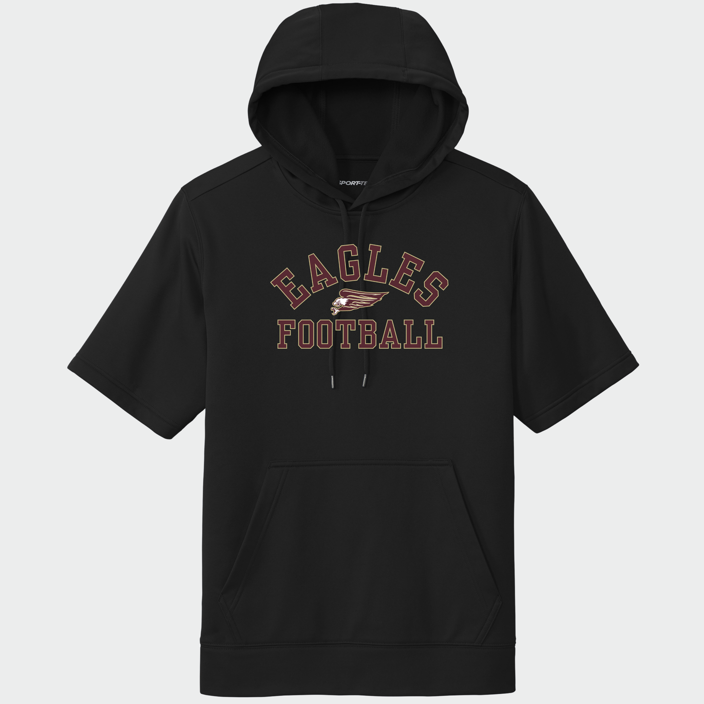 NAFootball: Eagles Football Short Sleeve Tech Fleece Hoodie