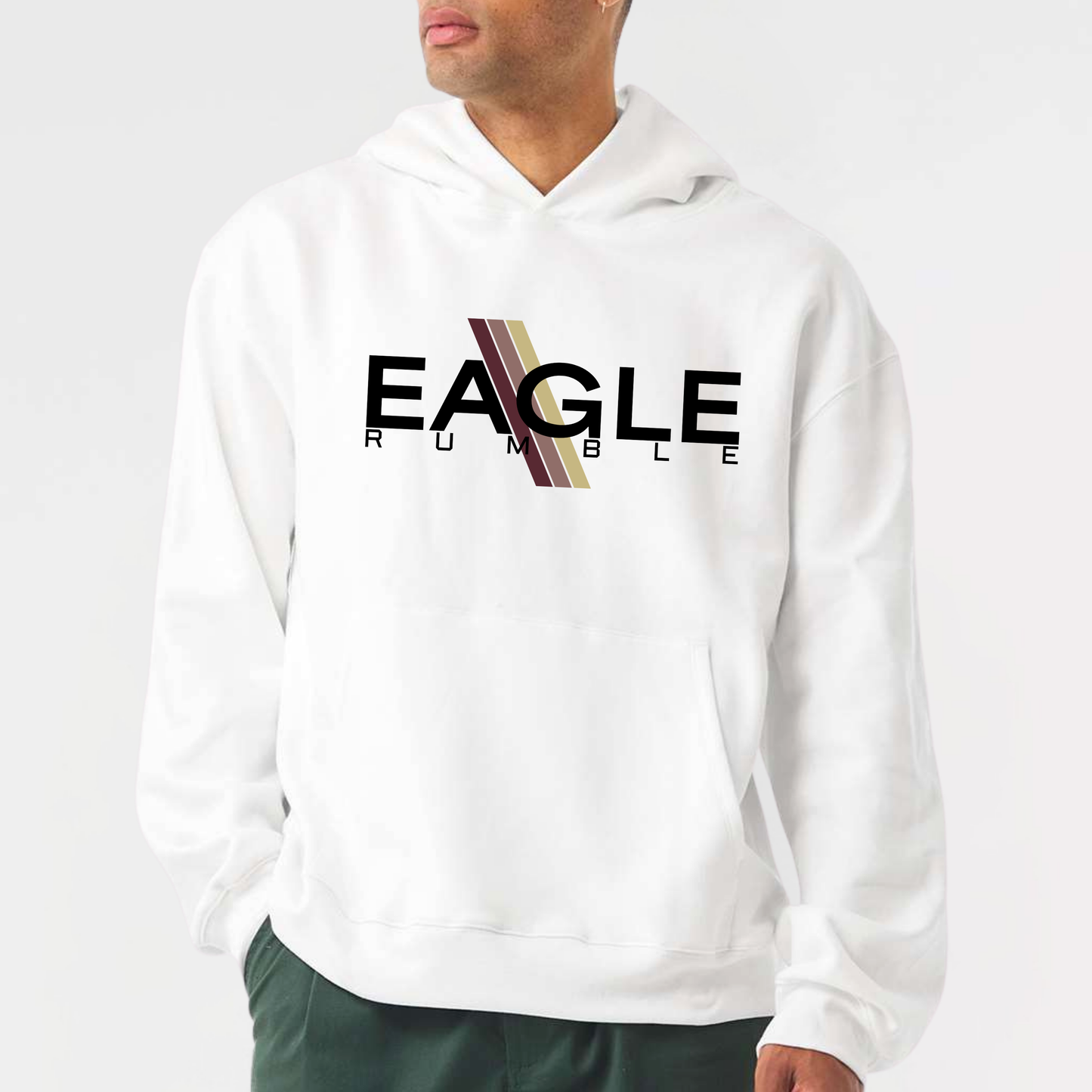 NAYCheer: Eagle Rumble Heavyweight Hooded Sweatshirt