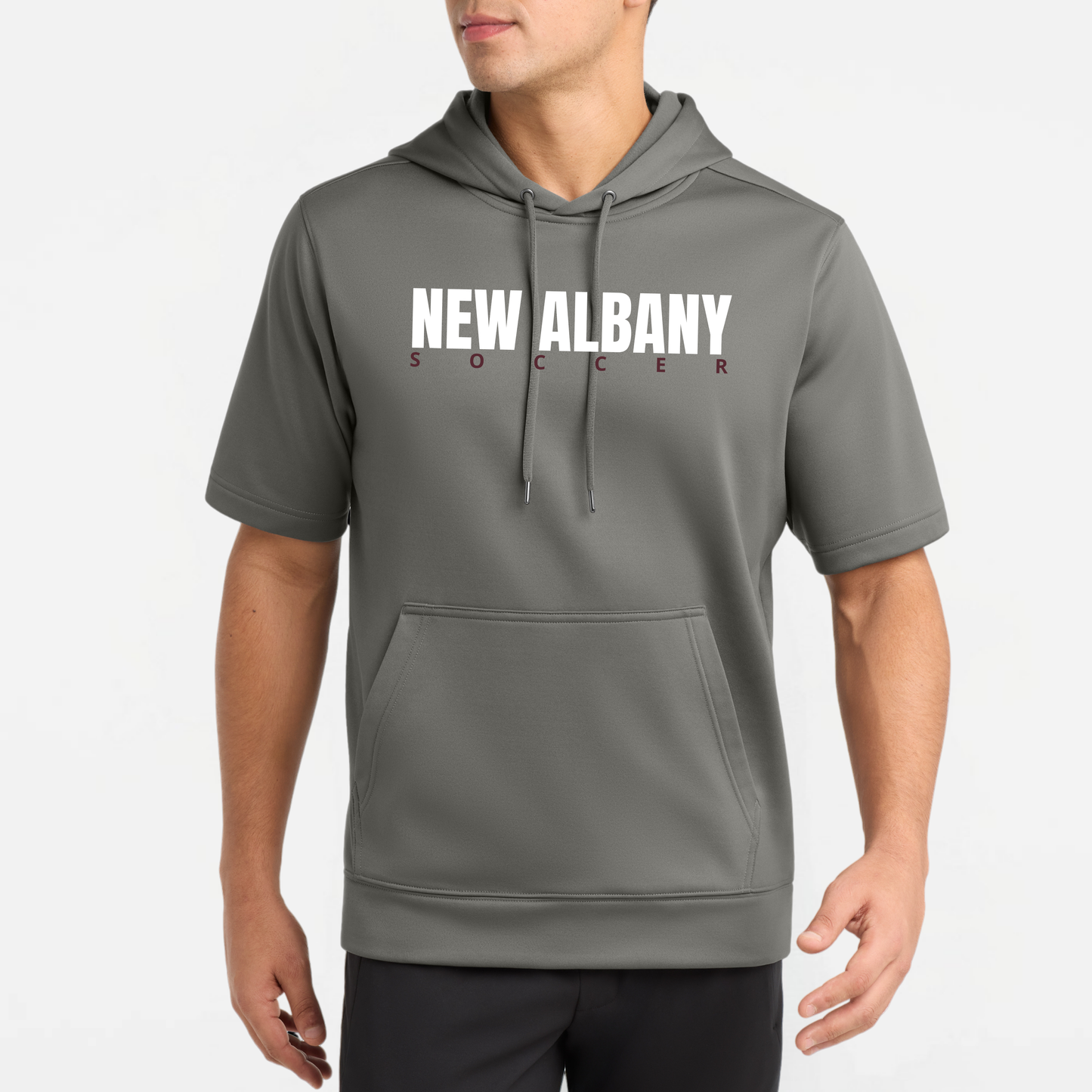 NAGS: New Albany Soccer, Short Sleeve Tech Fleece Hoodie
