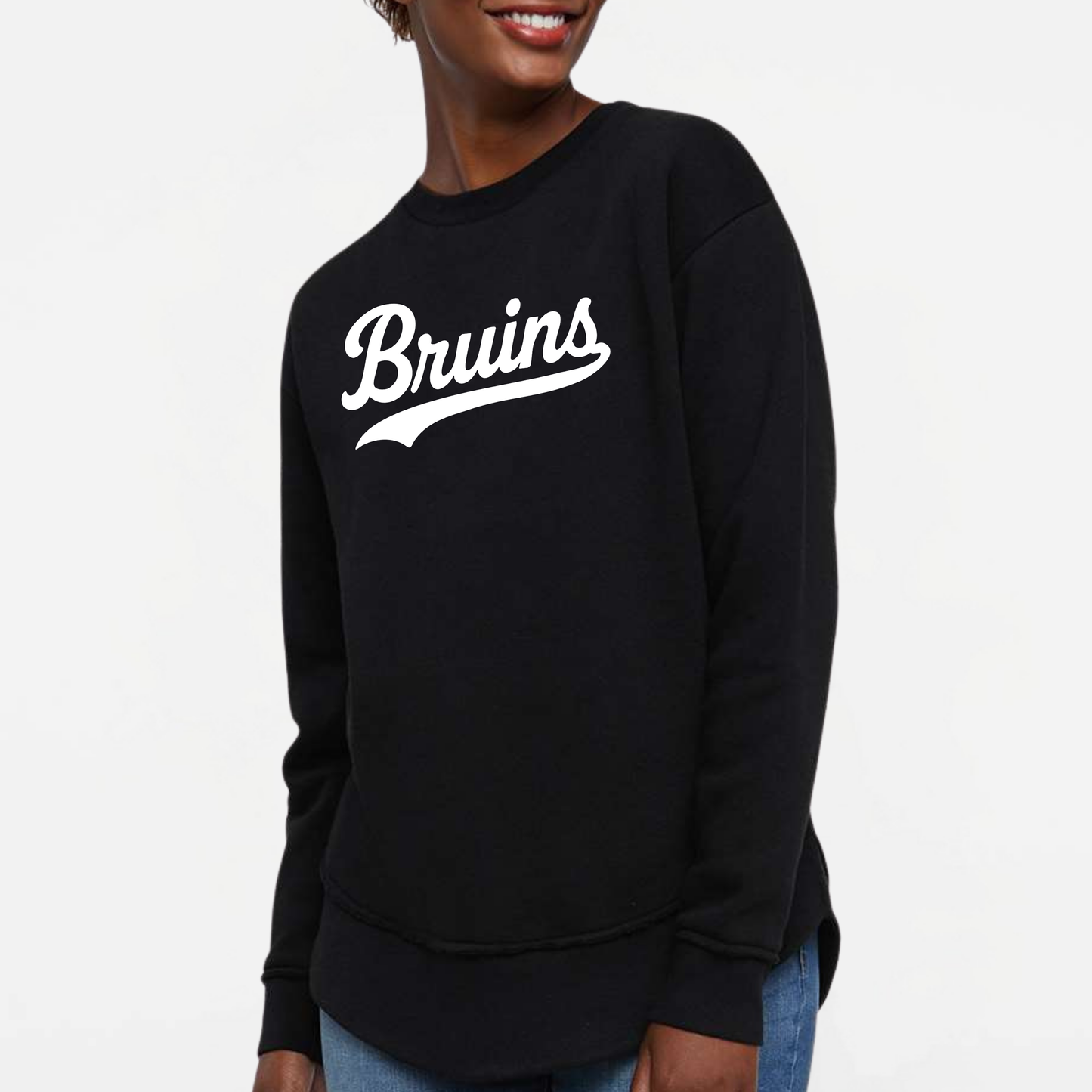 BRUINS: Swash Women's Oversized Crew
