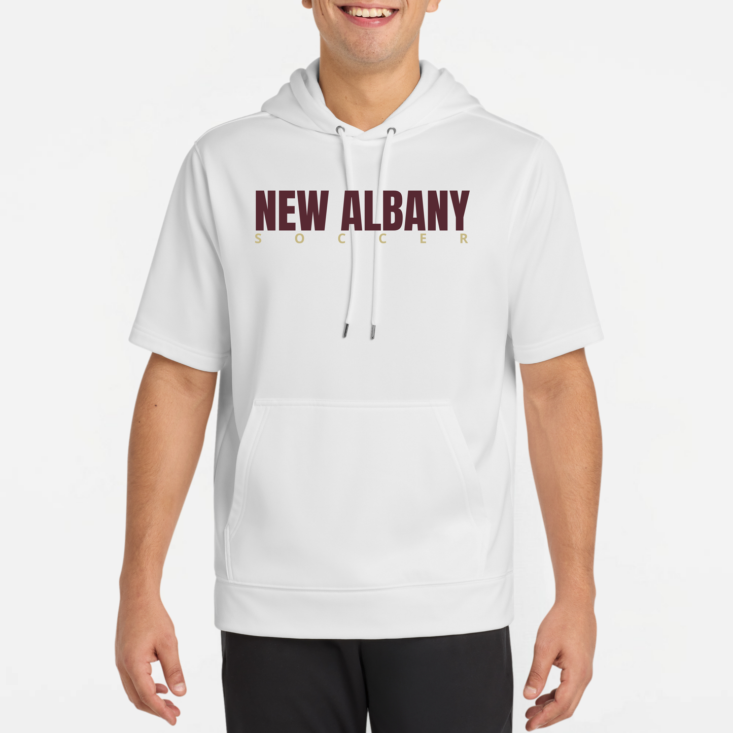 NAGS: New Albany Soccer, Short Sleeve Tech Fleece Hoodie