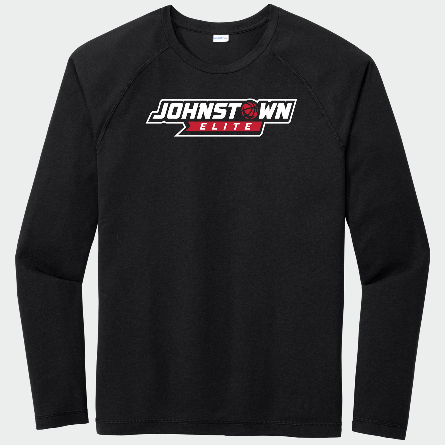 JEB: Johnstown Elite Basketball Raglan Long Sleeve Triblend Tech T-Shirt
