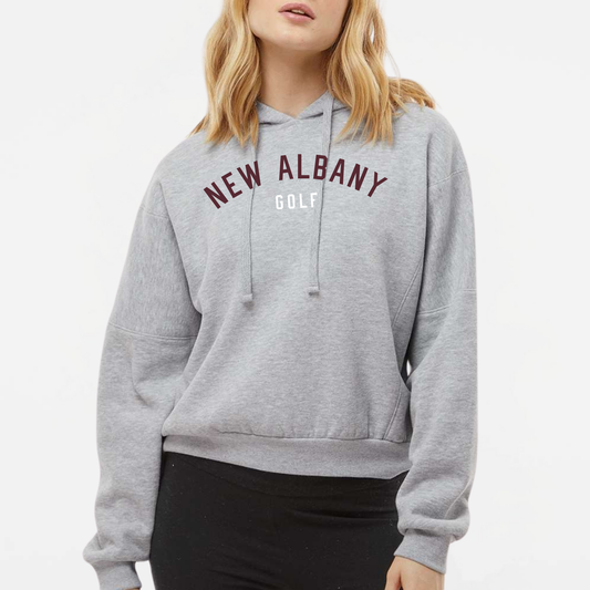 NAGOLF: New Albany Golf Crop Hooded Sweatshirt