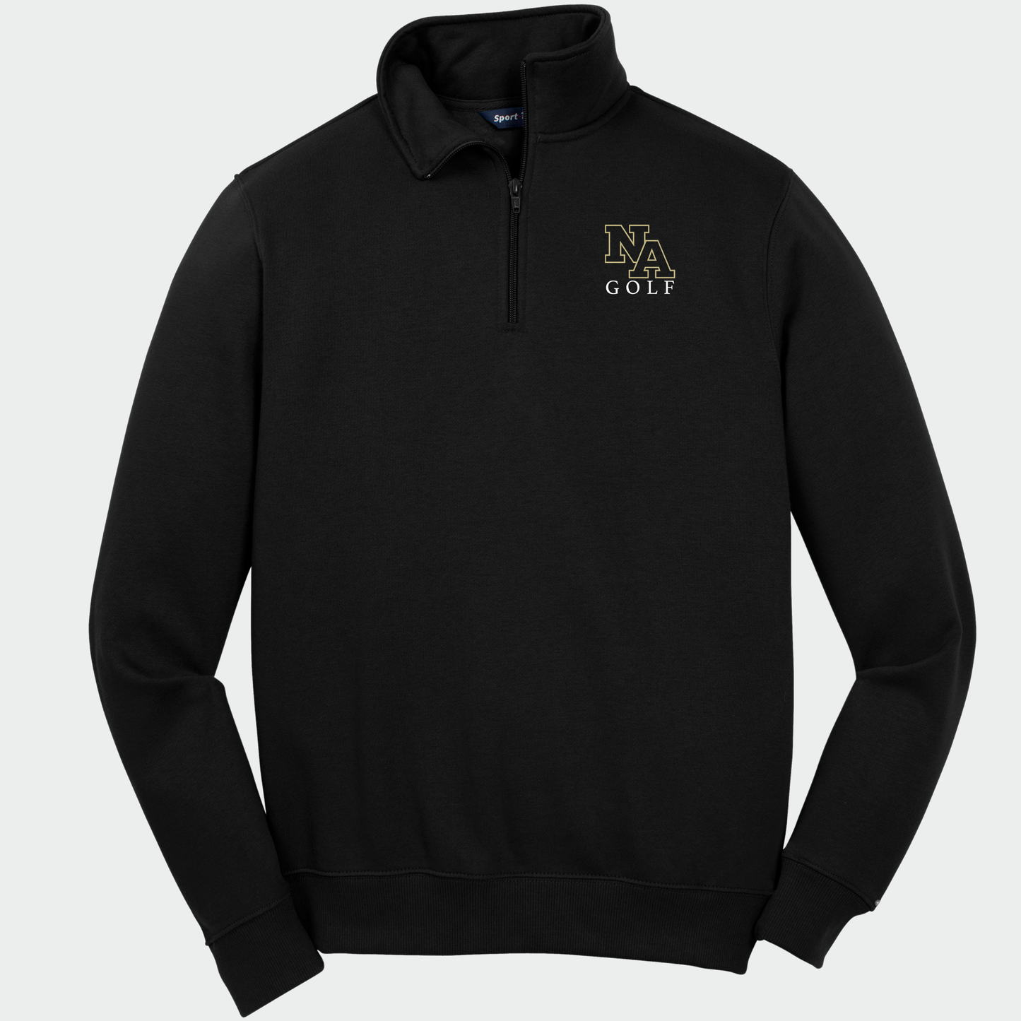 NAGolf: Embroidered, Quarter-Zip Sweatshirt