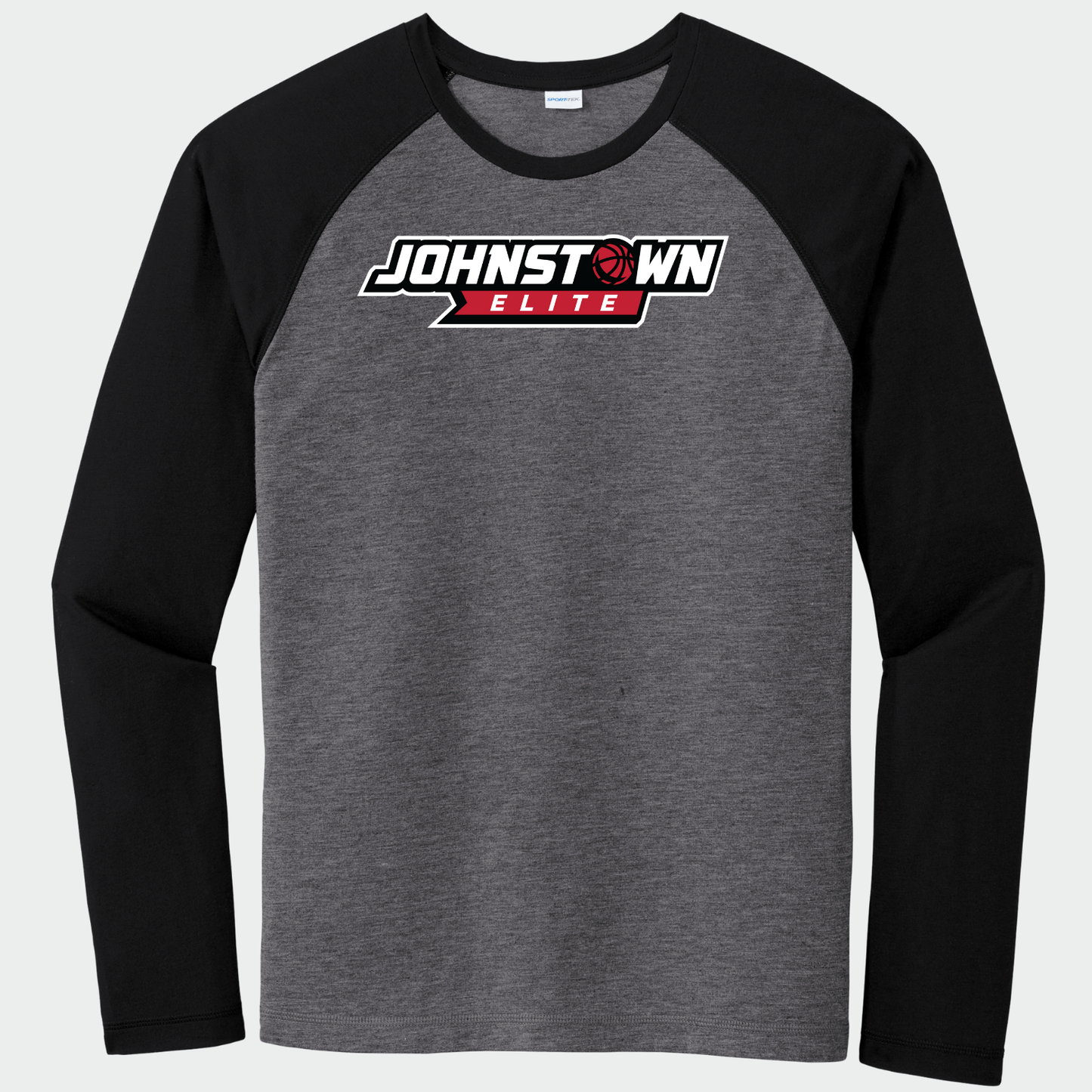 JEB: Johnstown Elite Basketball Raglan Long Sleeve Triblend Tech T-Shirt