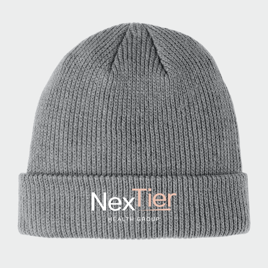 Nextier: Embroidered Cozy Cuffed Beanie