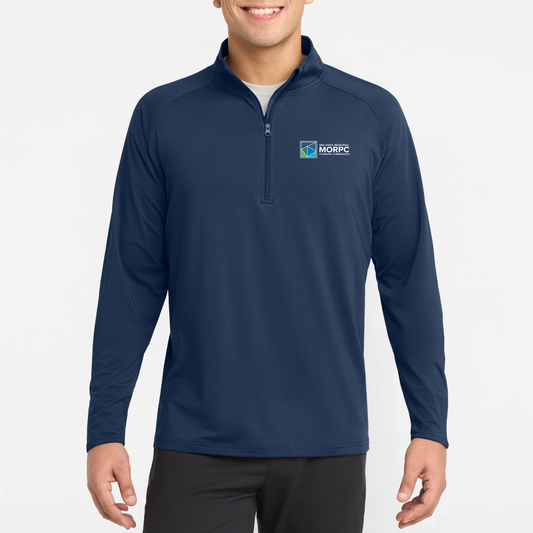 MORPC: Quarter Zip Long Sleeve Stretch Tech Pullover