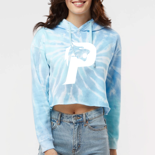 Pick Preds: Women's Tie-Dyed Crop Hooded Sweatshirt