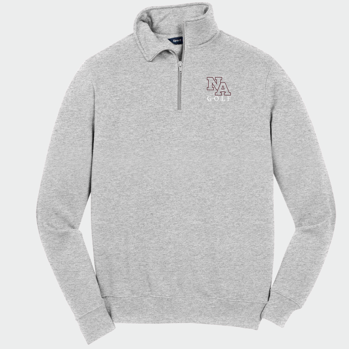 NAGolf: Embroidered, Quarter-Zip Sweatshirt
