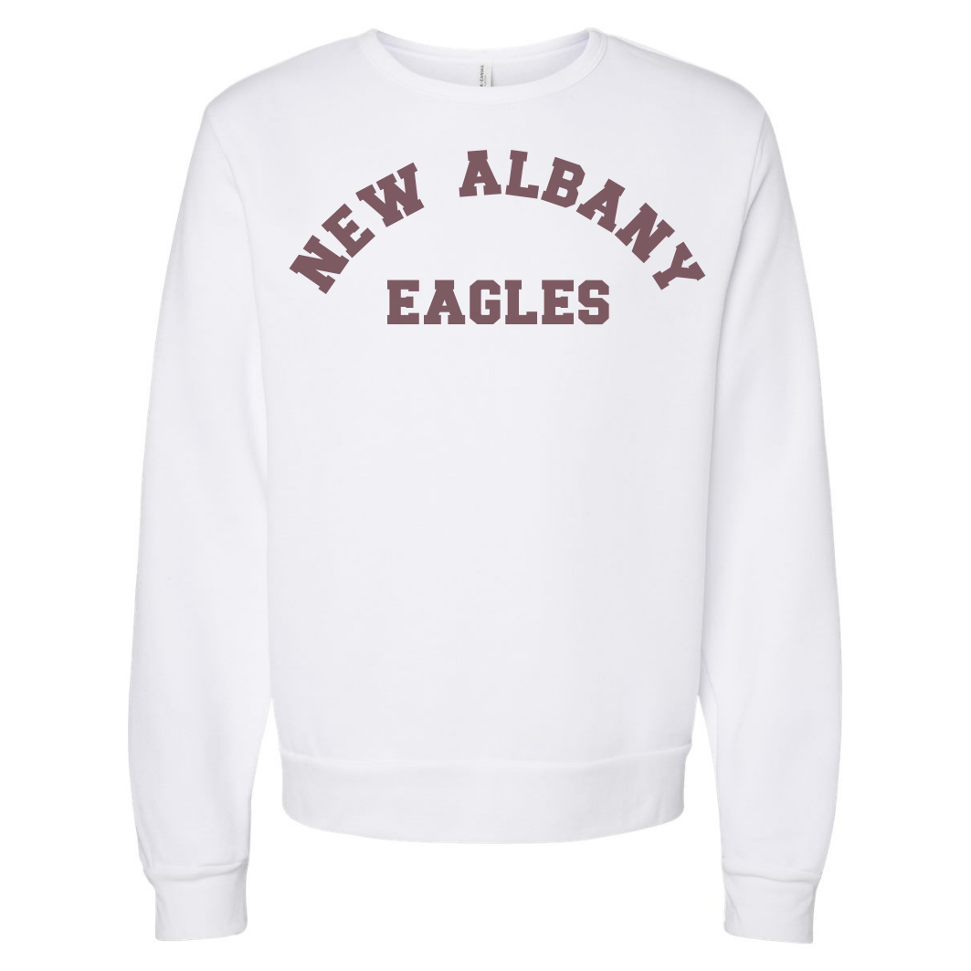 New Albany Eagles Varsity Print Sponge Fleece Crew Sweatshirt