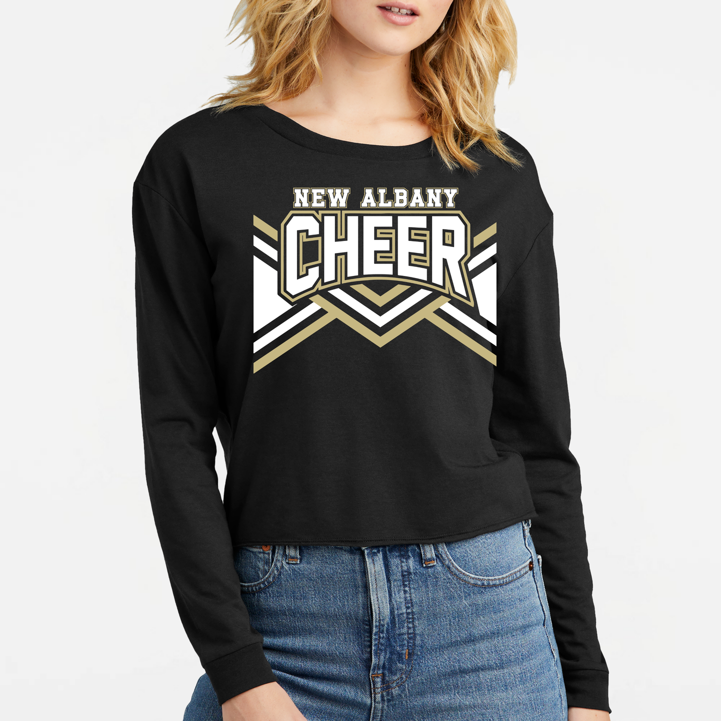NAYCheer: Women's Triblend Midi Long Sleeve Tee