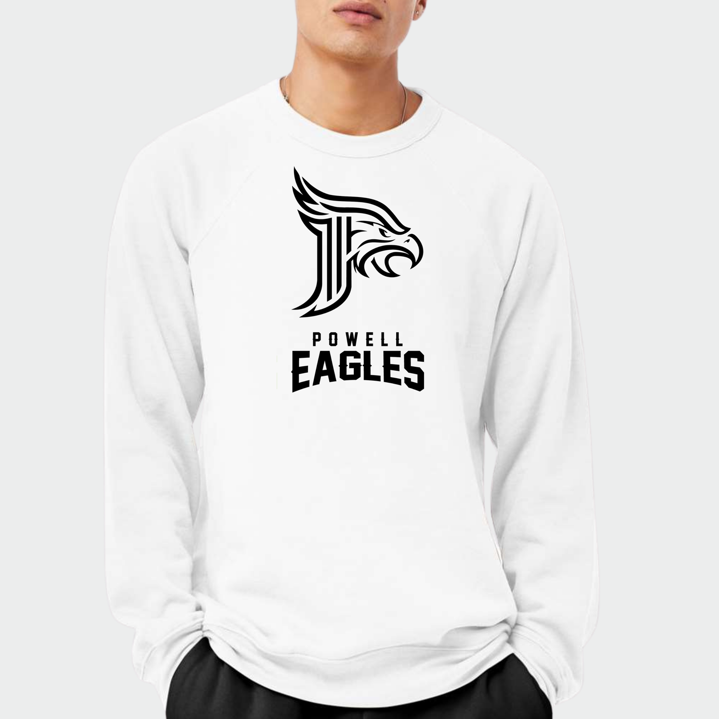Powell Eagles: Sponge Fleece Crew Sweatshirt