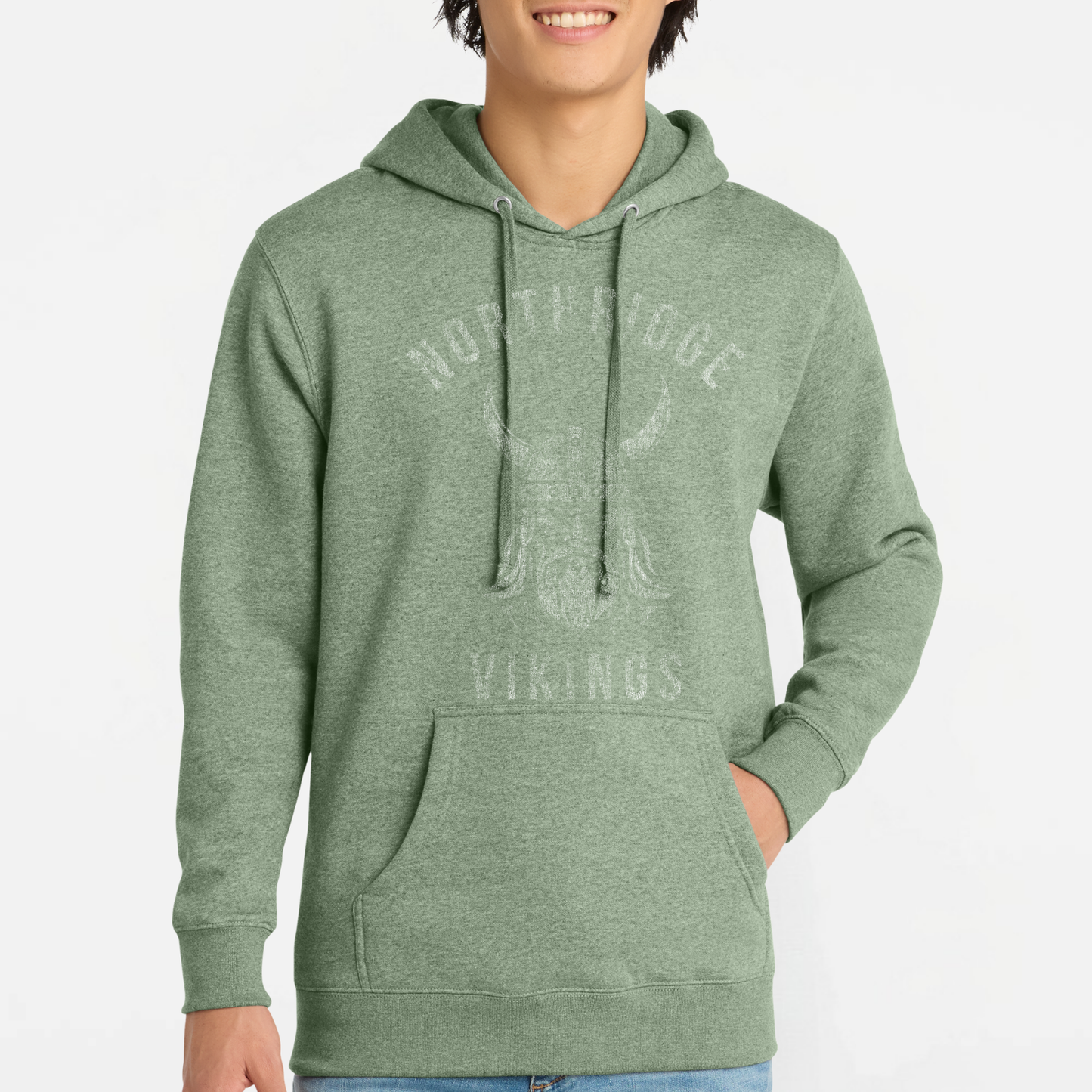 NRS: Northridge Vikings *Distressed Graphic* Hooded Sweatshirt
