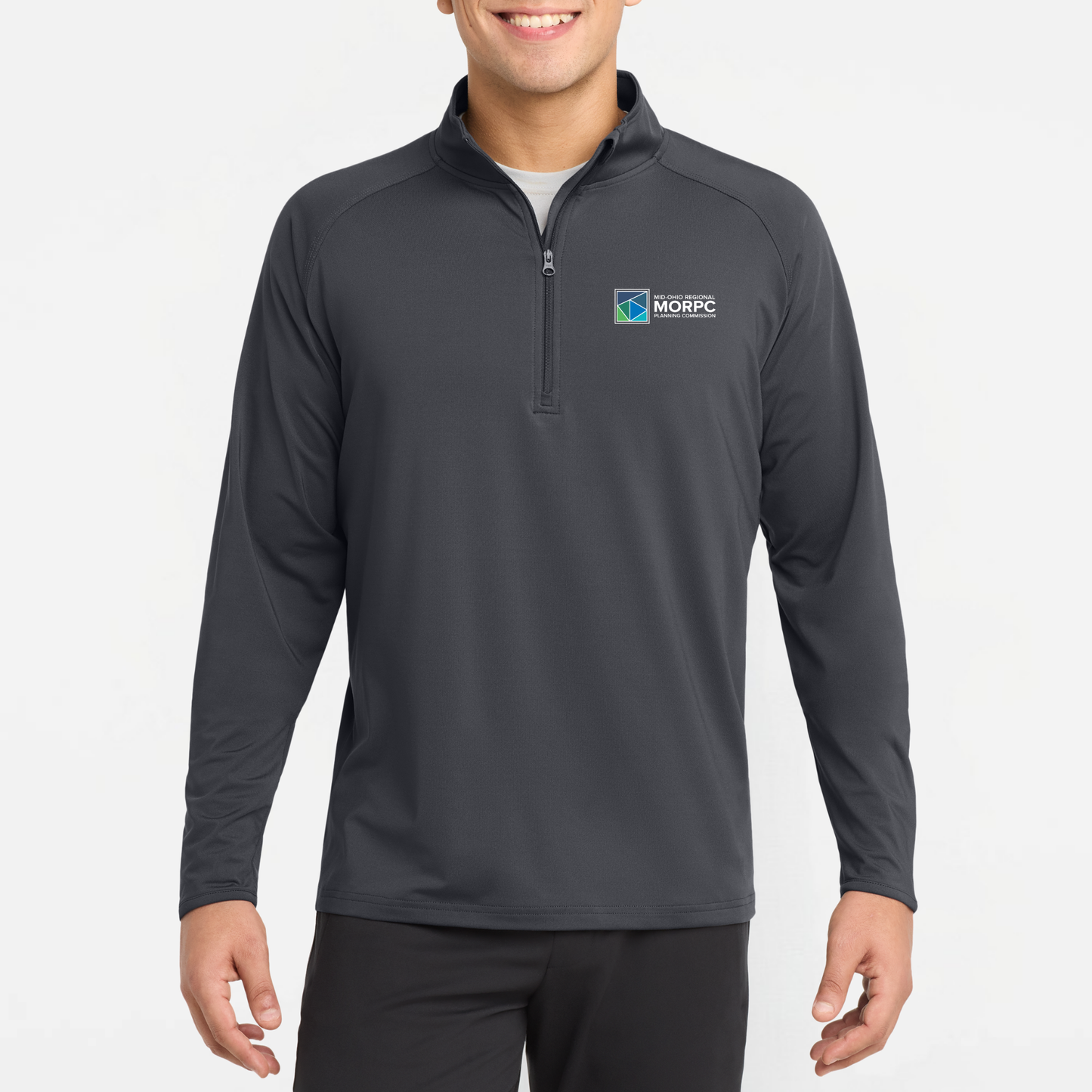 MORPC: Quarter Zip Long Sleeve Stretch Tech Pullover