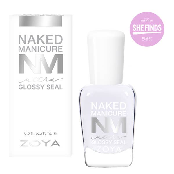 Zoya Nail Polish Naked Manicure Ultra Glossy Seal Top Coat .5oz